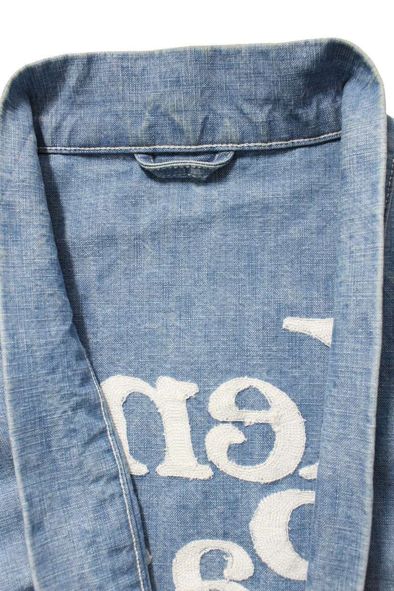 Kenzo Kenzo Logo Embroidered Denim Jacket Blue Size XL Size US XL / EU 56 / 4 - 3 Thumbnail