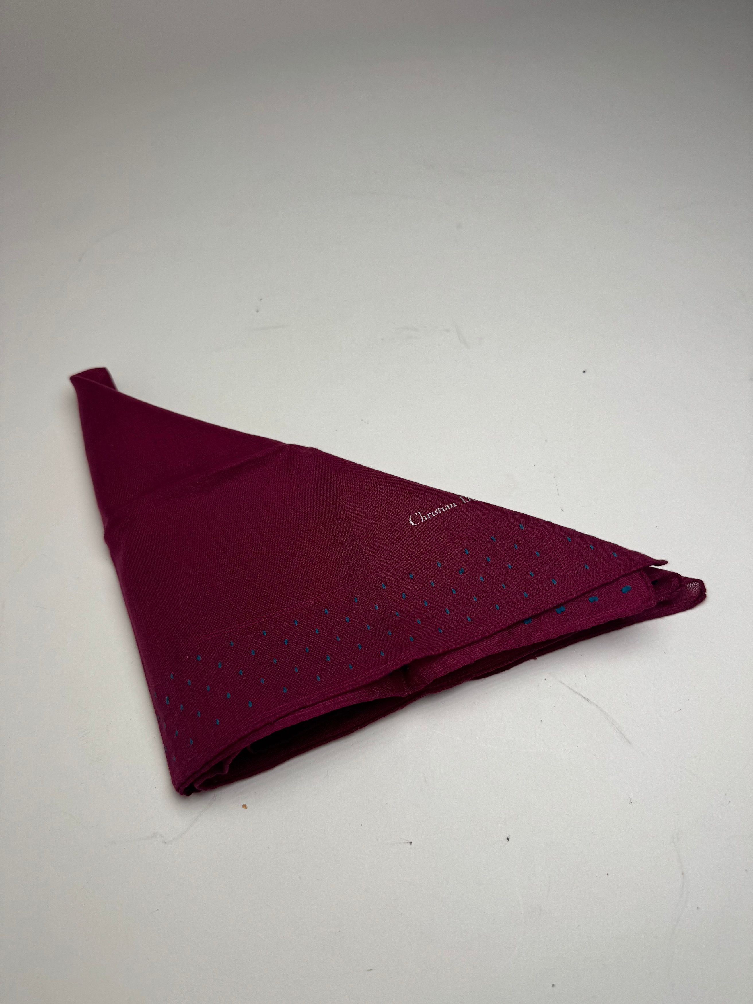Dior Vintage Scarf Purple Size ONE SIZE - 8 Thumbnail