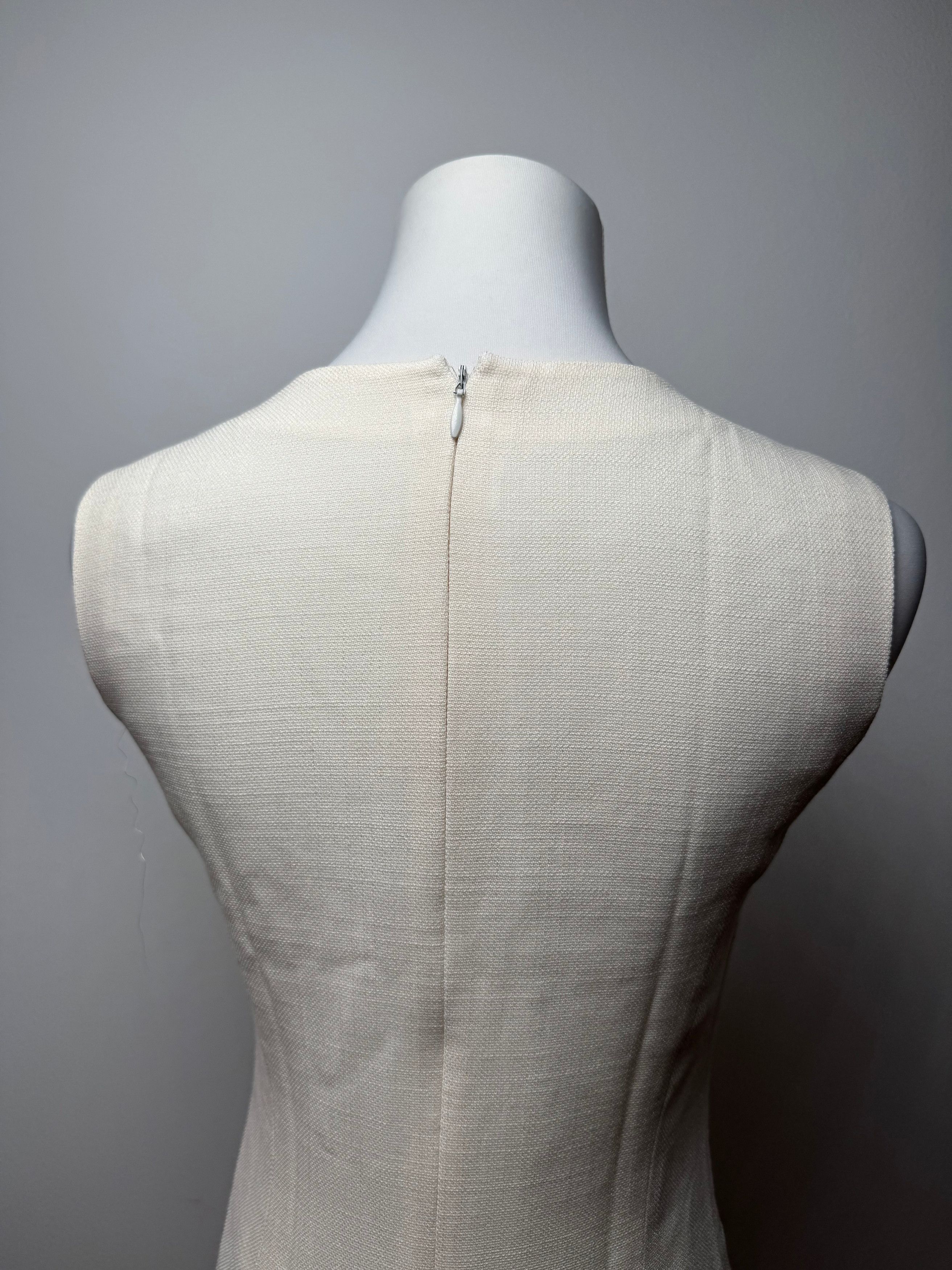 Courreges Vintage Linen Dress Shite 38/M Size M / US 6-8 / IT 42-44 - 13 Thumbnail