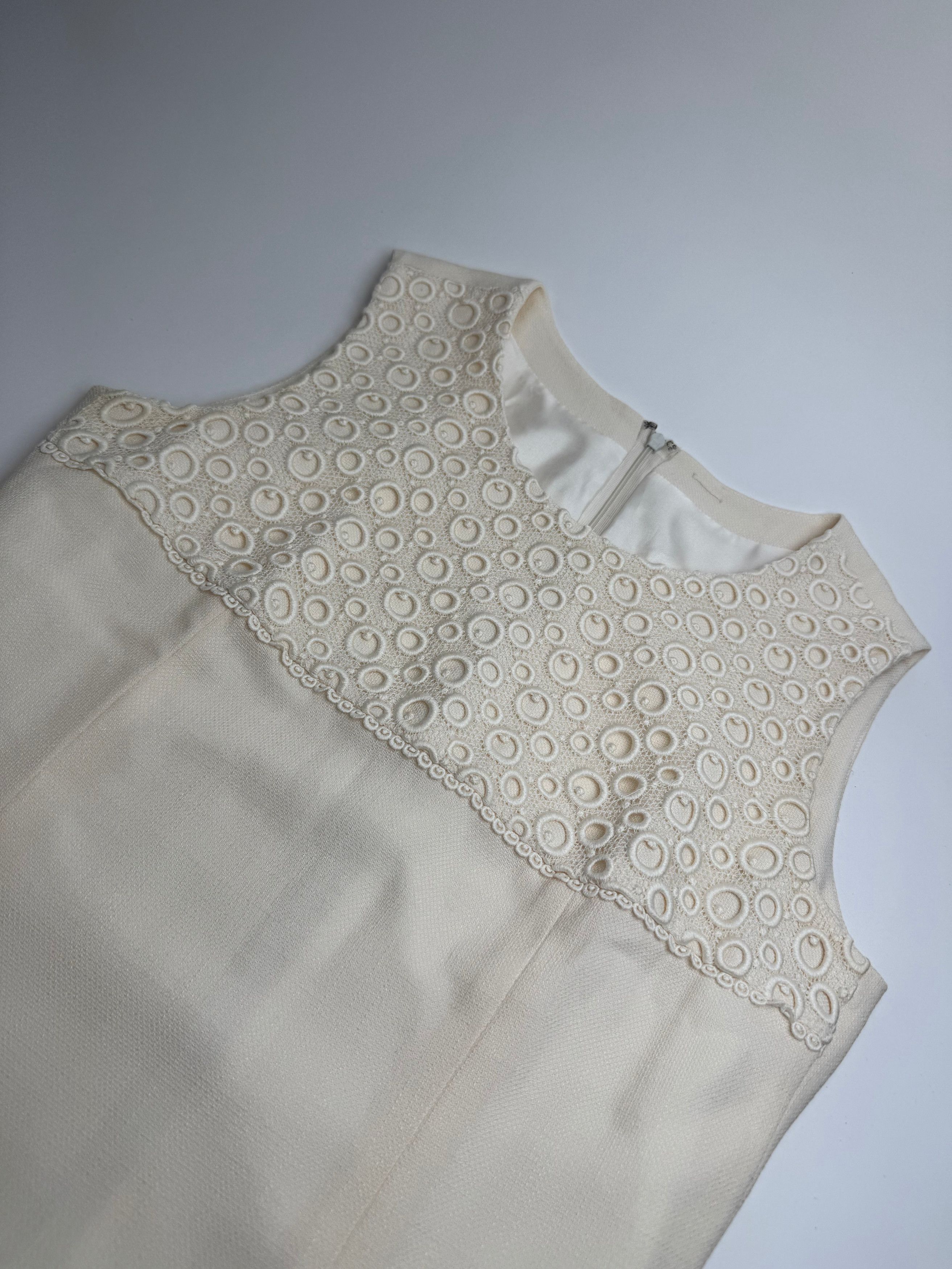 Courreges Vintage Linen Dress Shite 38/M Size M / US 6-8 / IT 42-44 - 5 Thumbnail