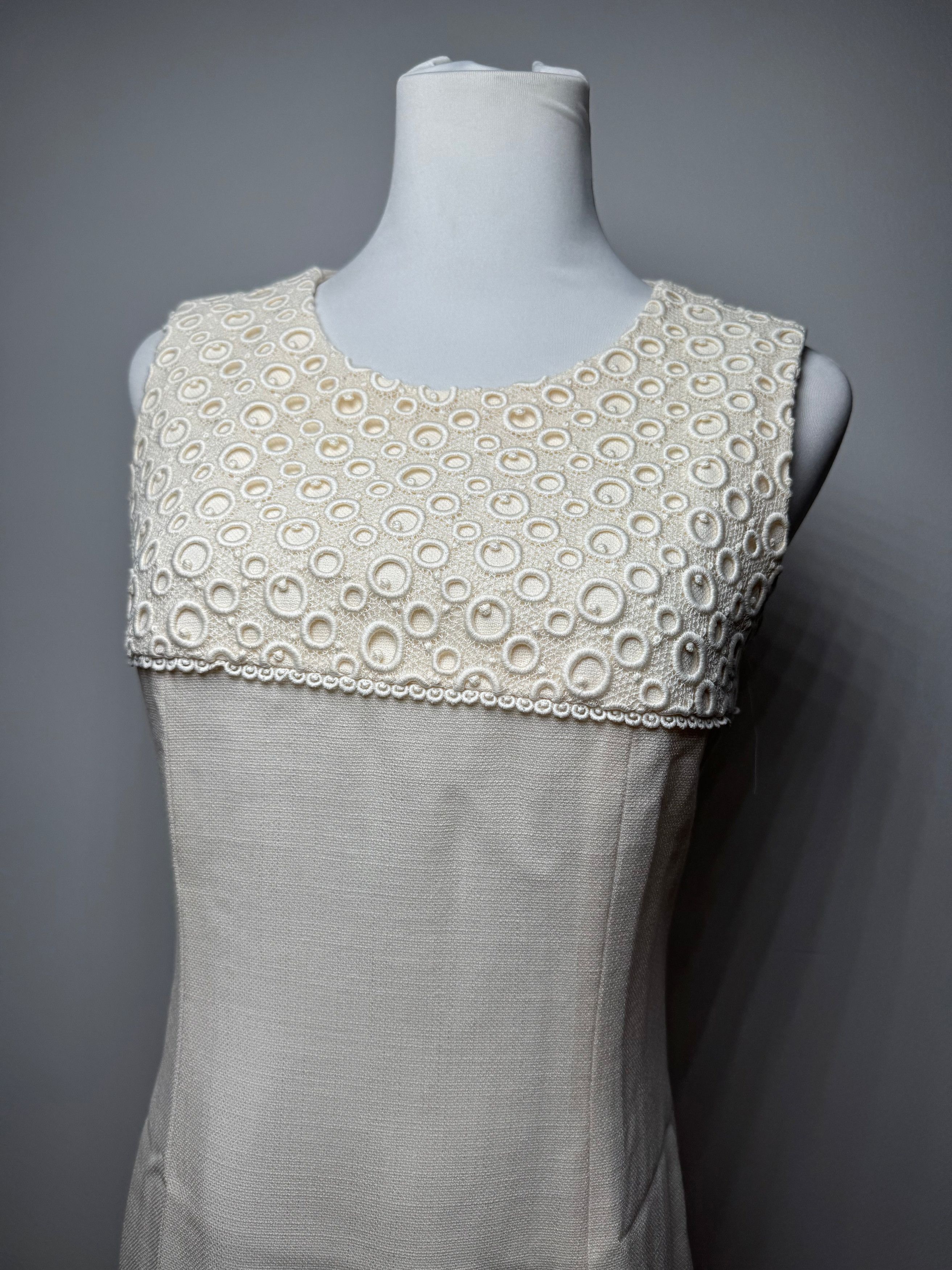 Courreges Vintage Linen Dress Shite 38/M Size M / US 6-8 / IT 42-44 - 12 Thumbnail