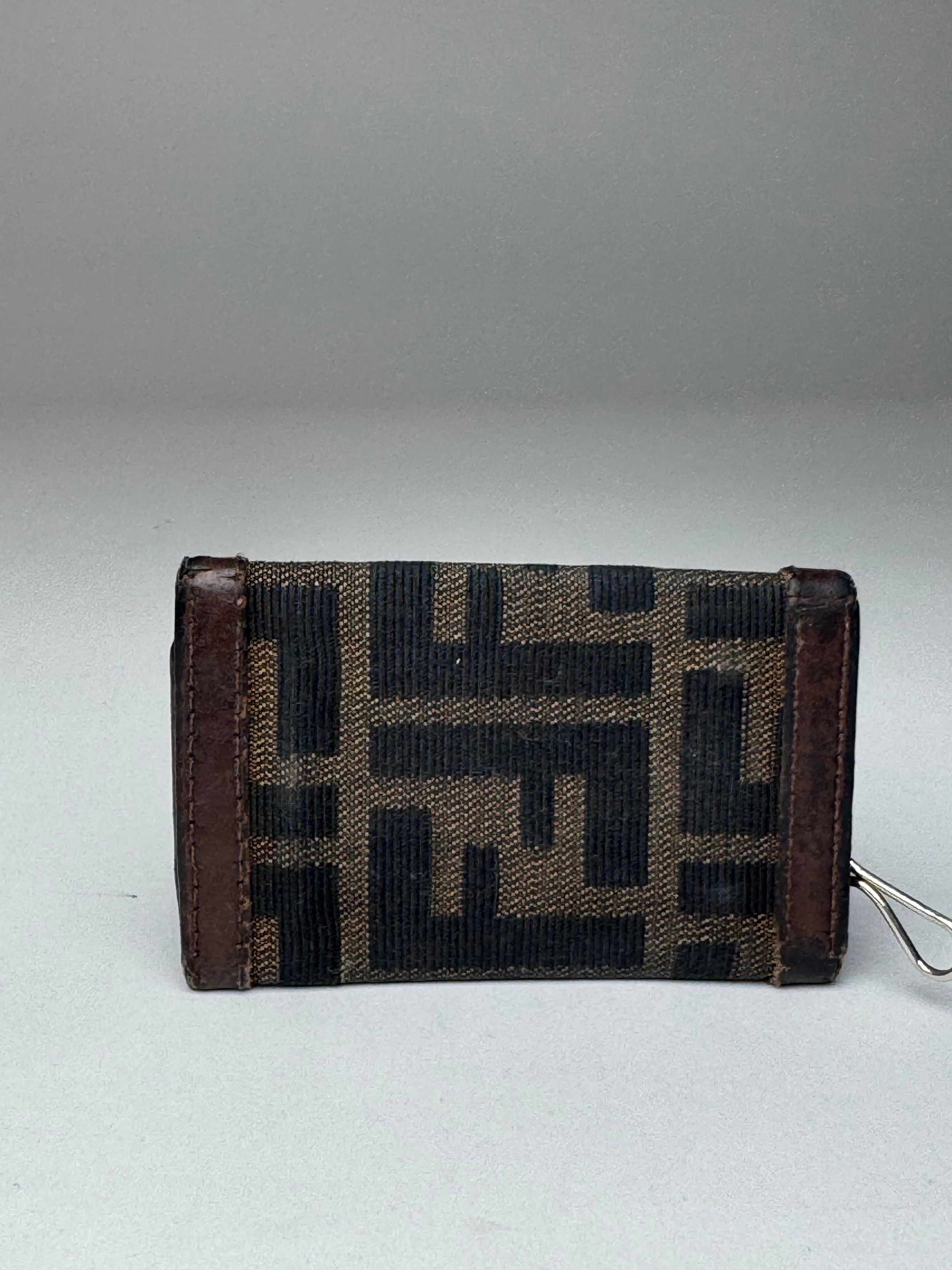 Fendi Vintage Monogram Key Holder Card Holder Brown Size ONE SIZE - 4 Thumbnail