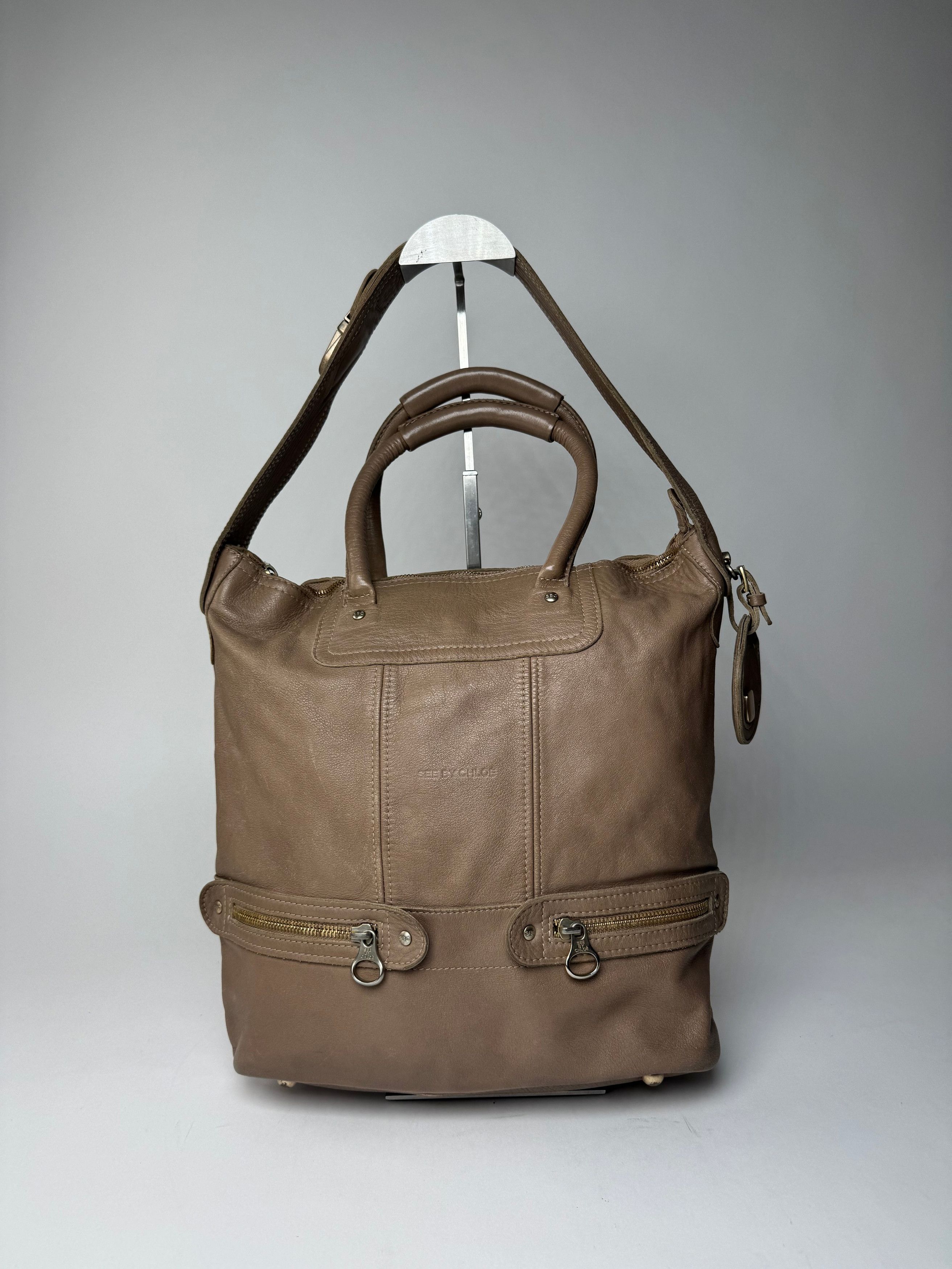 Chloe Vintage Leather 2Way Handbag Brown Size ONE SIZE - 8 Thumbnail