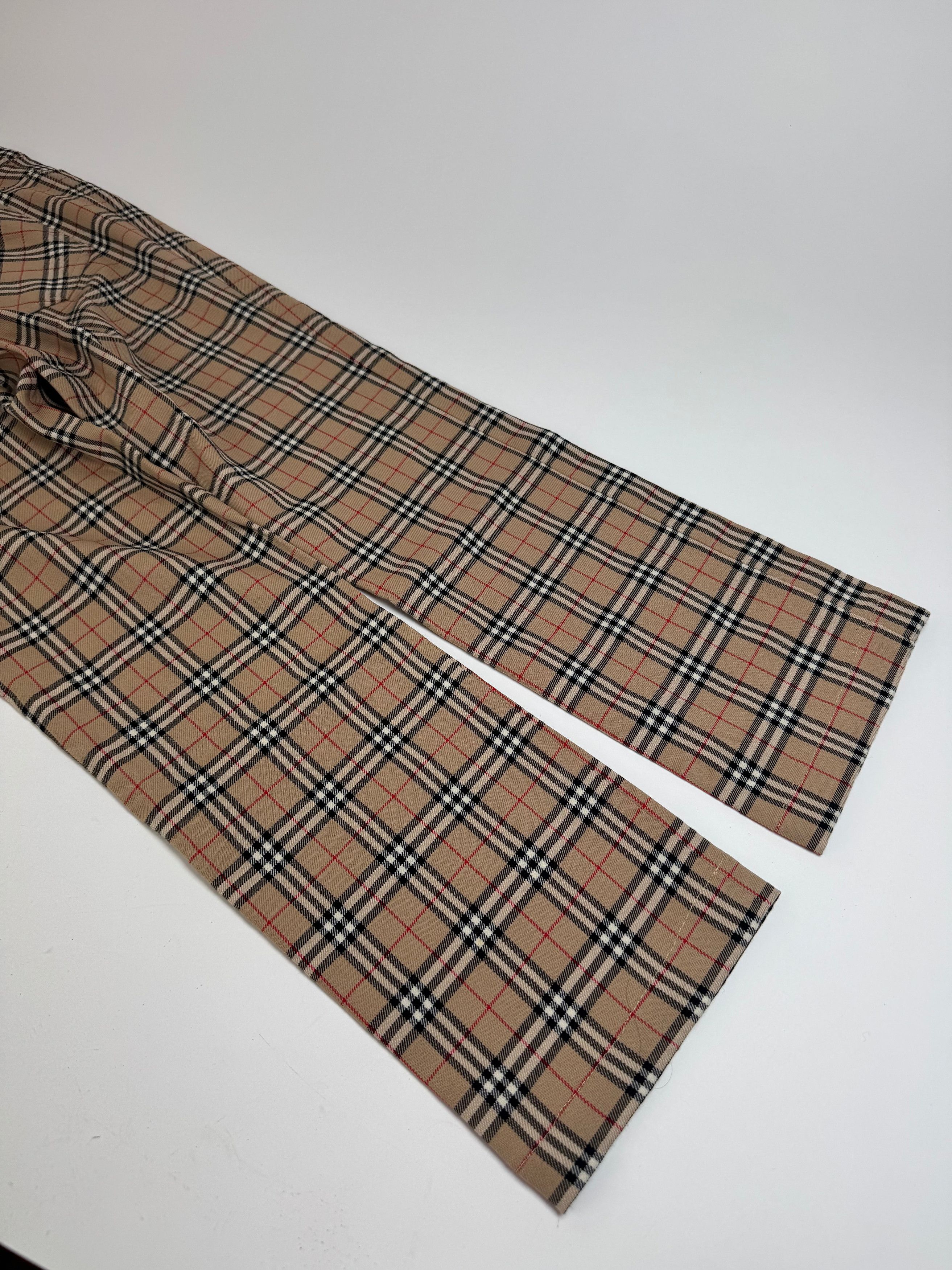 Burberry Vintage Nova Check monogram Pants beige Brown 38/M Size 27" / US 4 / IT 40 - 6 Thumbnail