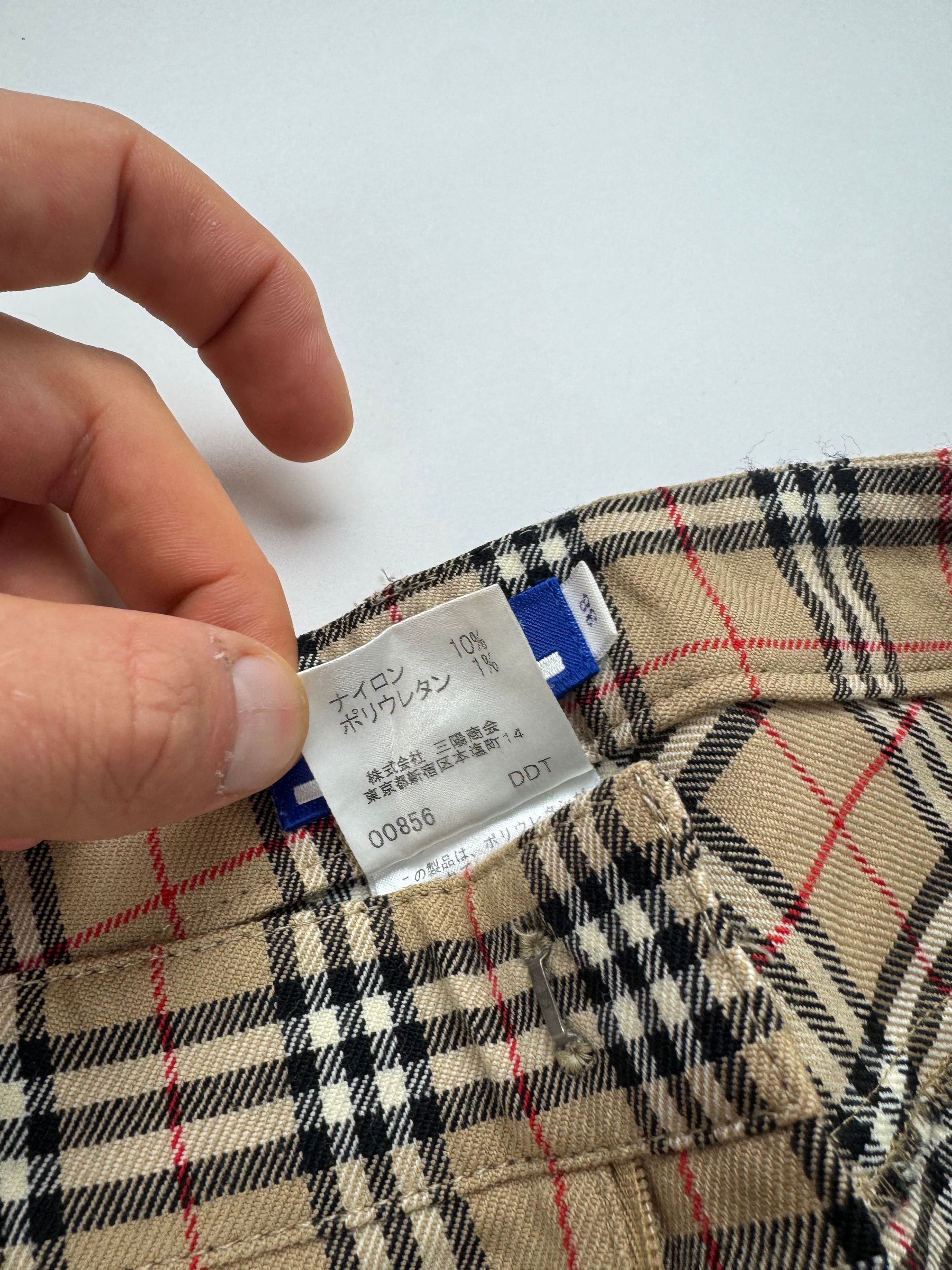 Burberry Vintage Nova Check monogram Pants beige Brown 38/M Size 27" / US 4 / IT 40 - 4 Thumbnail