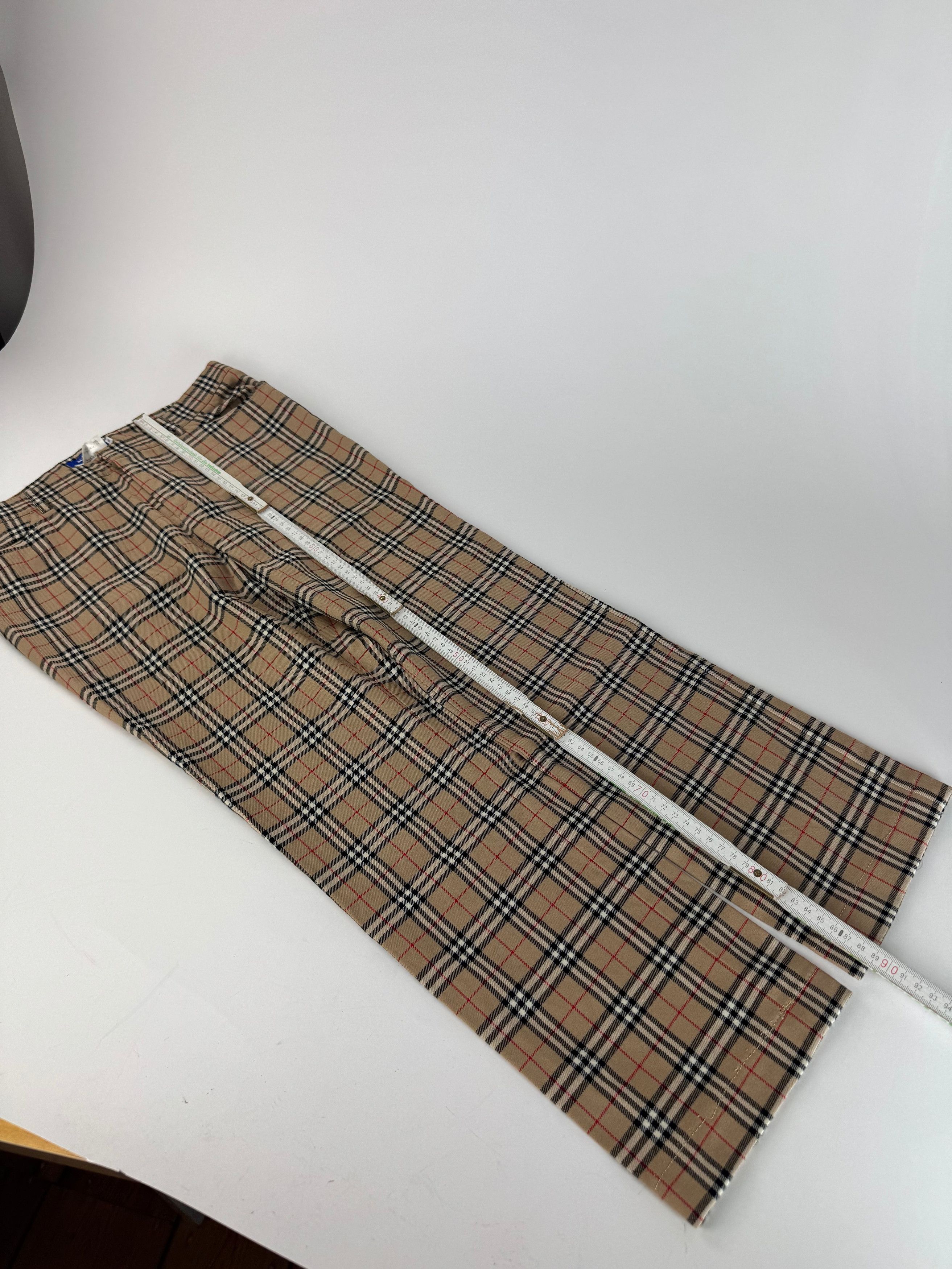 Burberry Vintage Nova Check monogram Pants beige Brown 38/M Size 27" / US 4 / IT 40 - 3 Thumbnail