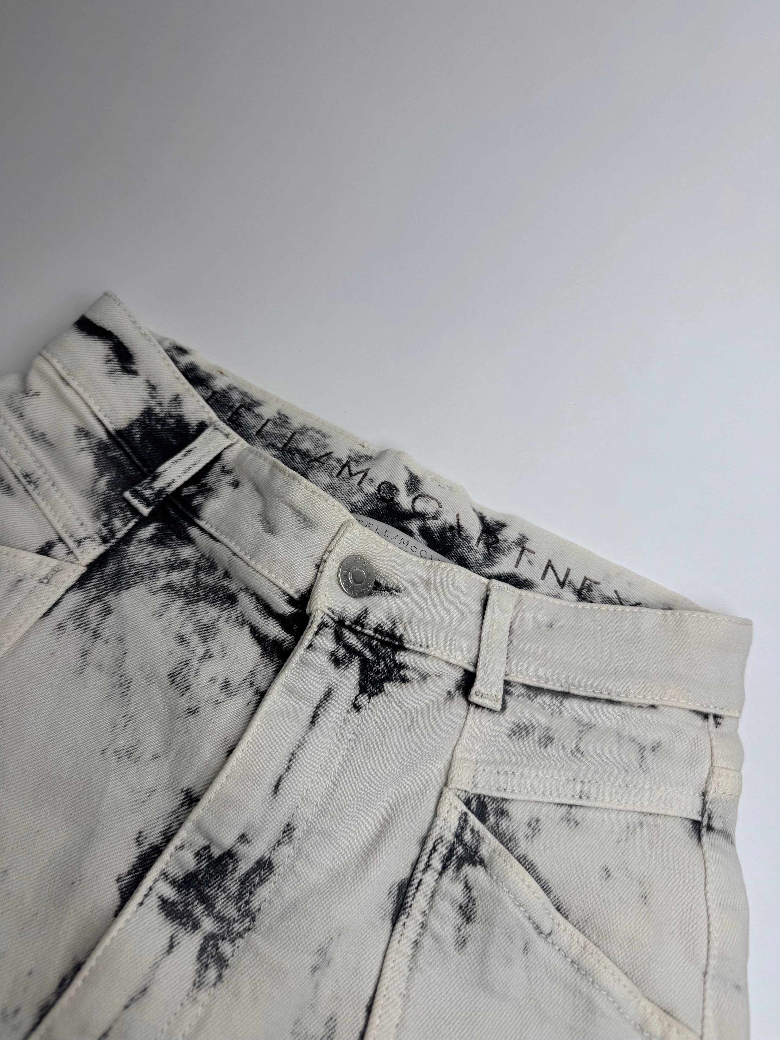Stella McCartney Vintage Stella Mc Cartney Denim Black White Size 42" / US 20 - 3 Thumbnail