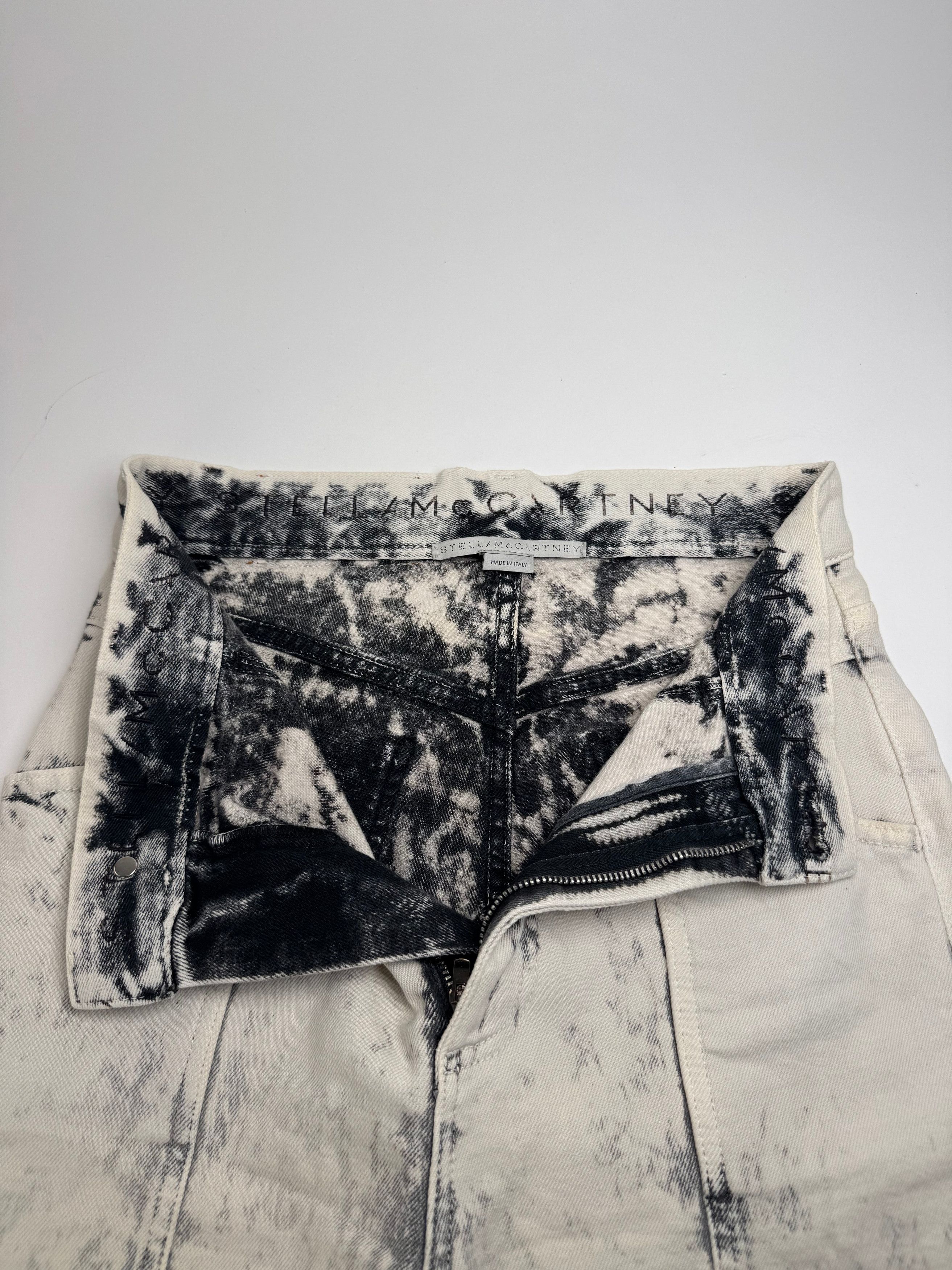 Stella McCartney Vintage Stella Mc Cartney Denim Black White Size 42" / US 20 - 5 Thumbnail