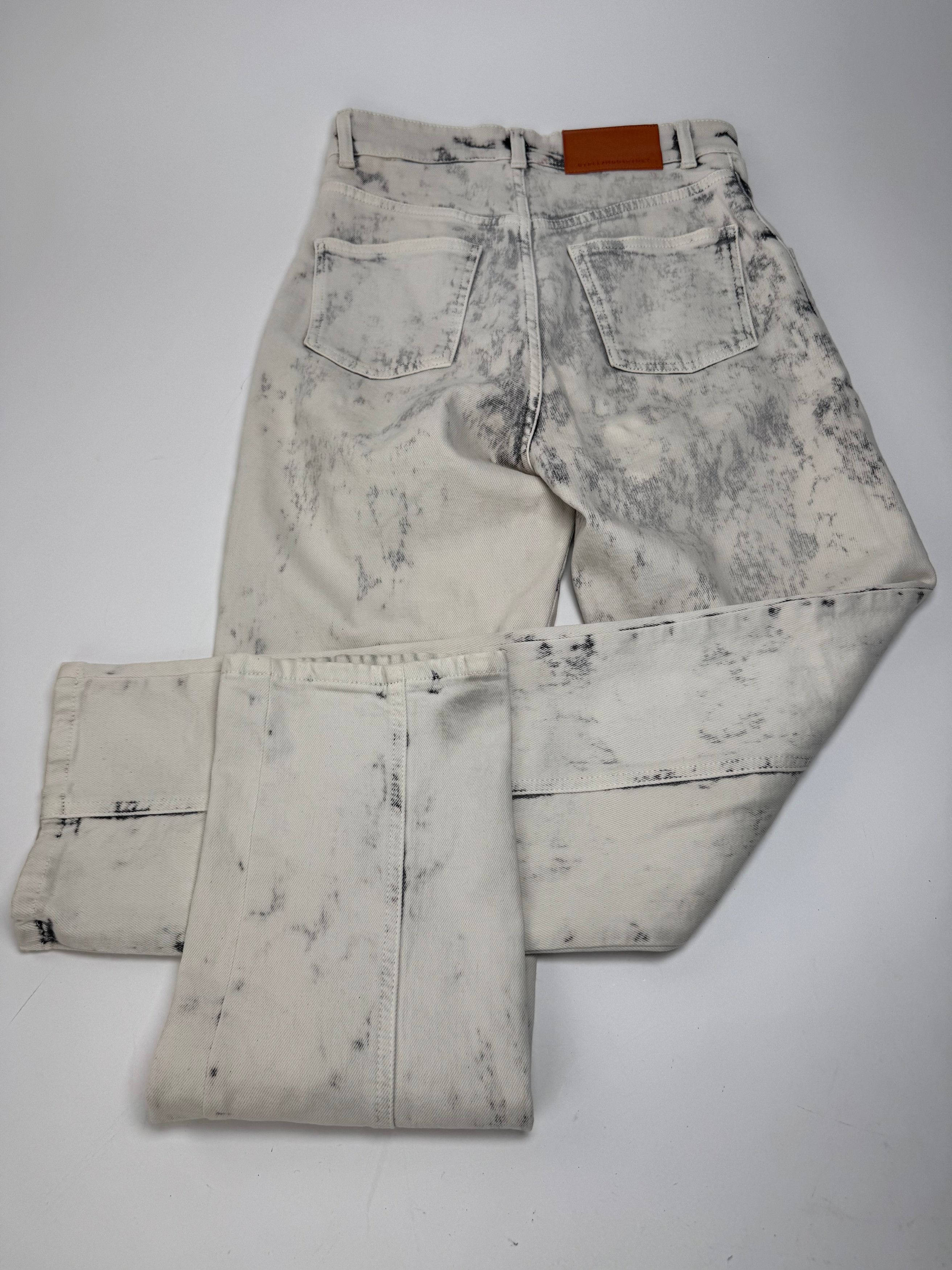 Stella McCartney Vintage Stella Mc Cartney Denim Black White Size 42" / US 20 - 9 Thumbnail