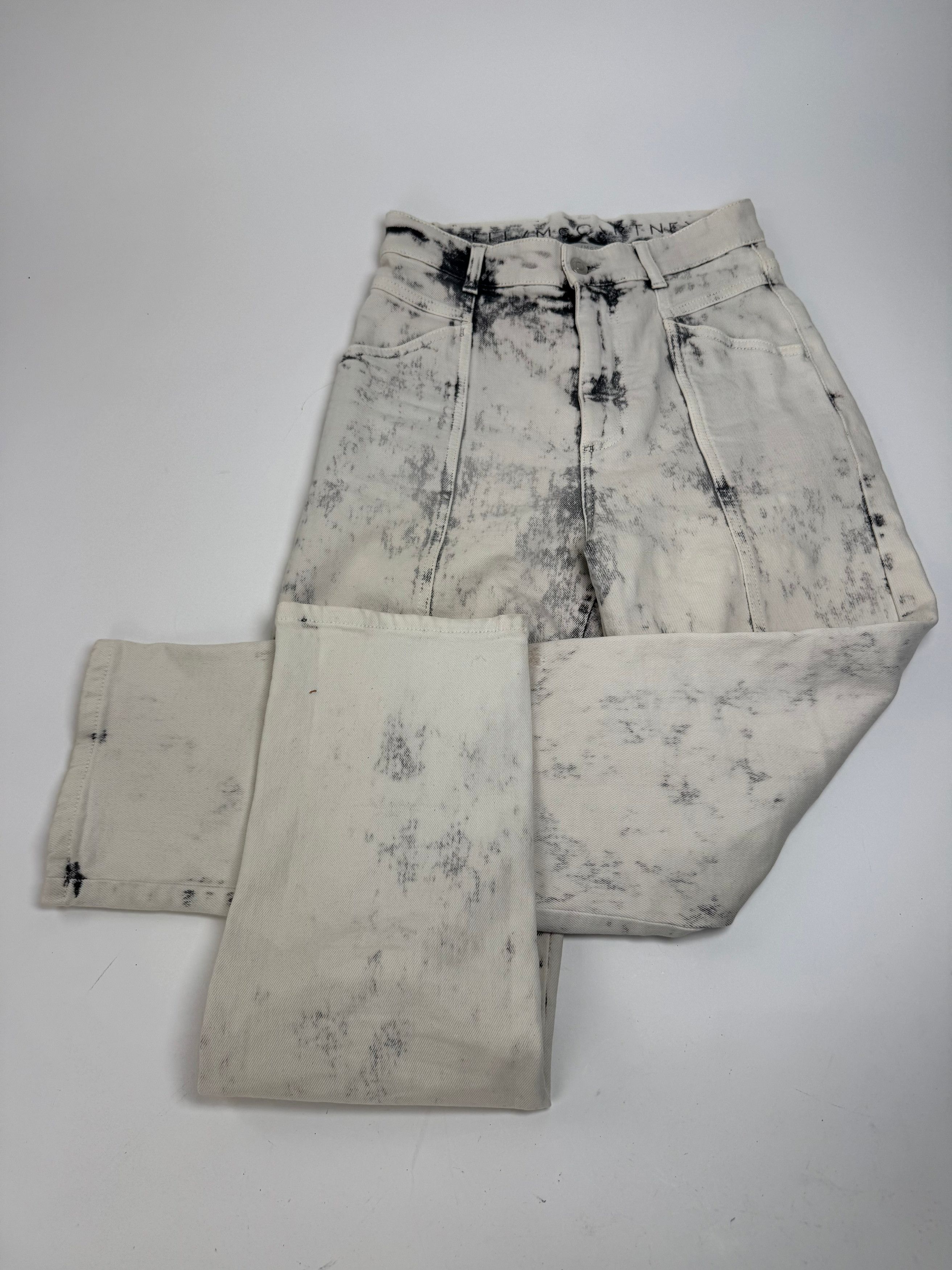 Stella McCartney Vintage Stella Mc Cartney Denim Black White Size 42" / US 20 - 11 Thumbnail