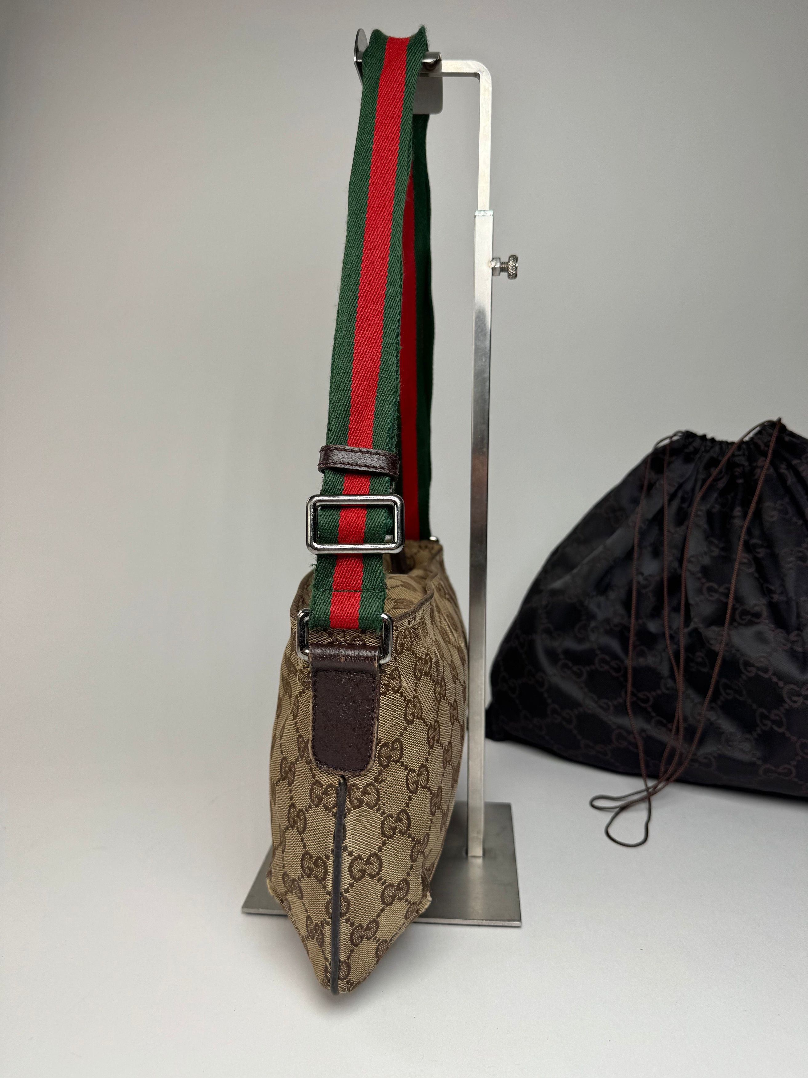 Gucci Vintage Monogram Canvas Bag Beige Brown Size ONE SIZE - 6 Thumbnail