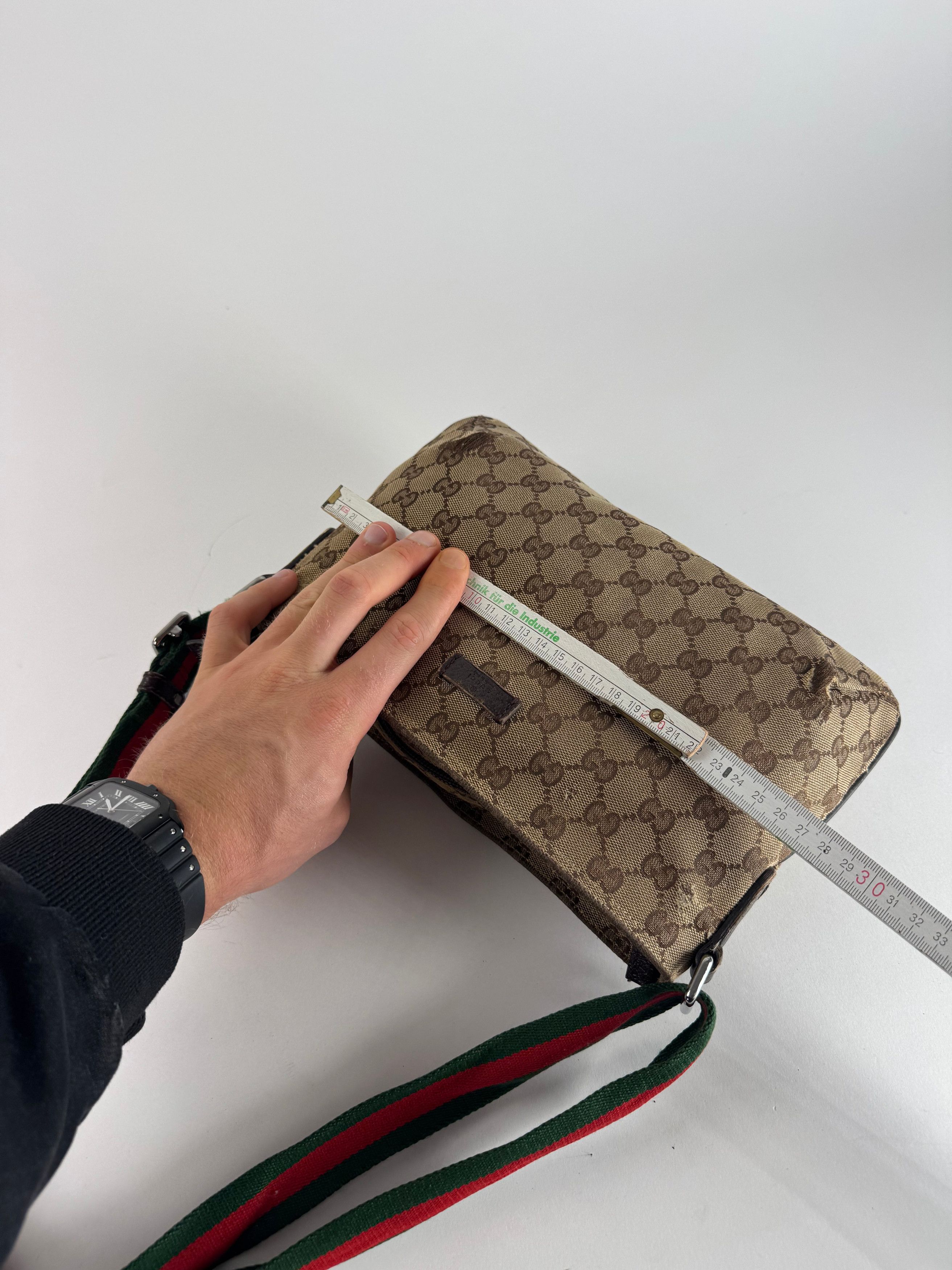 Gucci Vintage Monogram Canvas Bag Beige Brown Size ONE SIZE - 10 Thumbnail