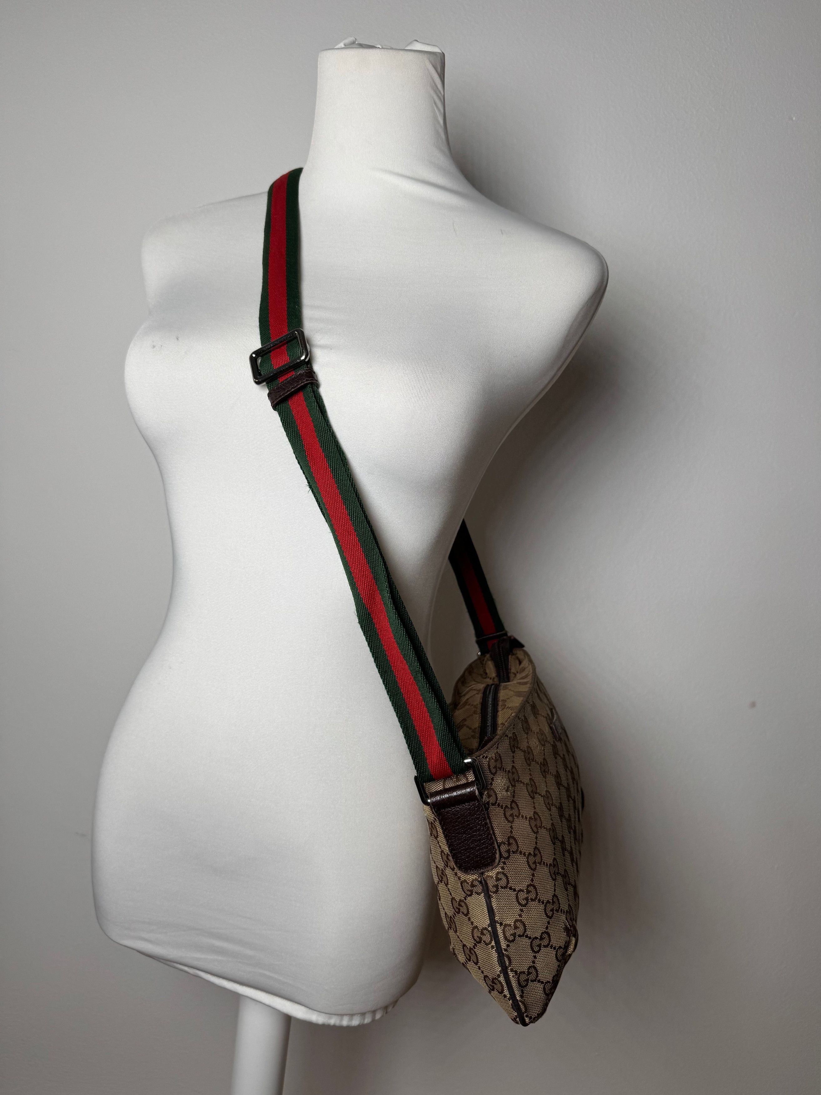 Gucci Vintage Monogram Canvas Bag Beige Brown Size ONE SIZE - 13 Thumbnail
