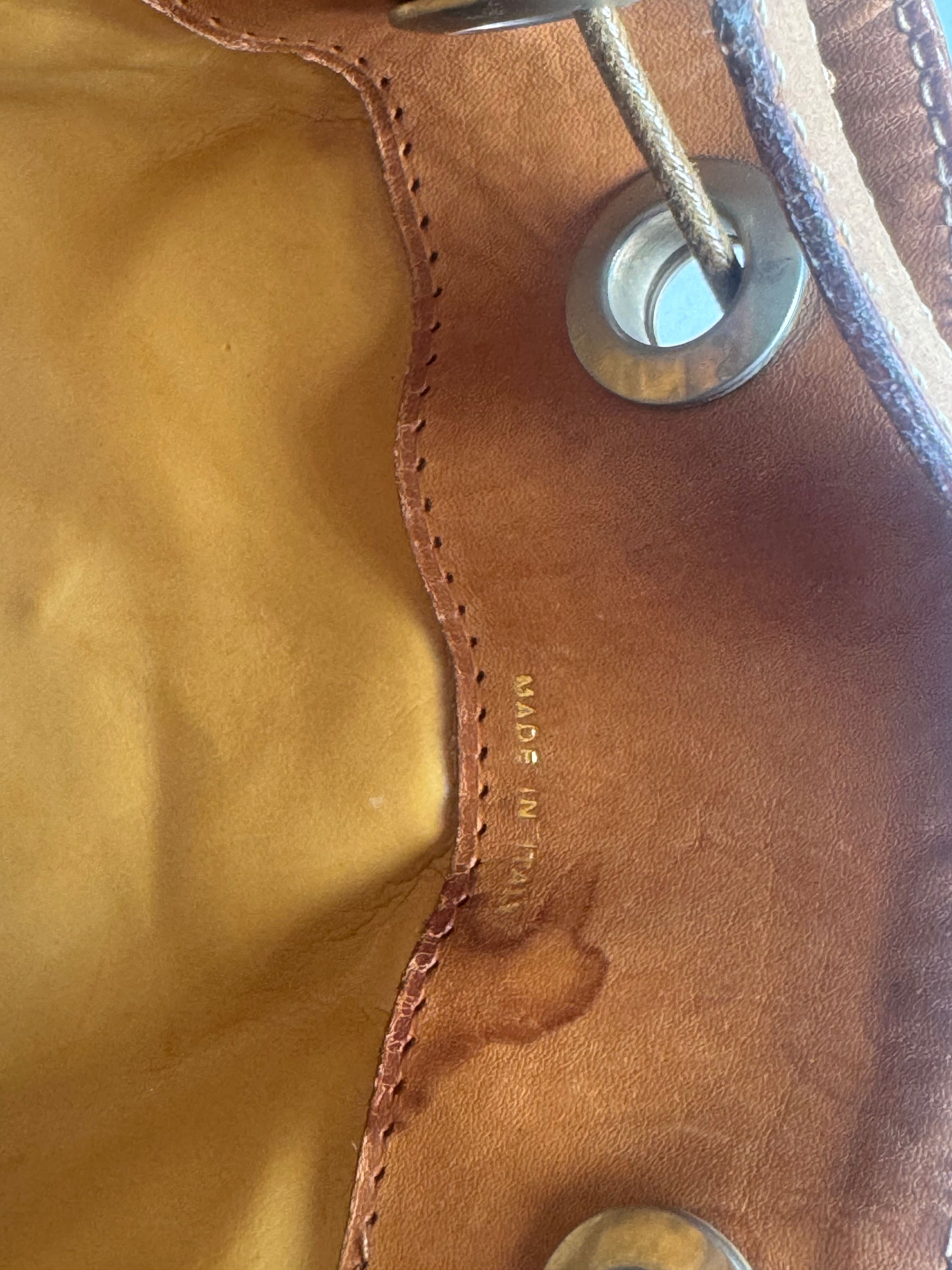 Celine Vintage Monogram SAC Seau Patent Leather Bucket Bag Brown Size ONE SIZE - 4 Thumbnail