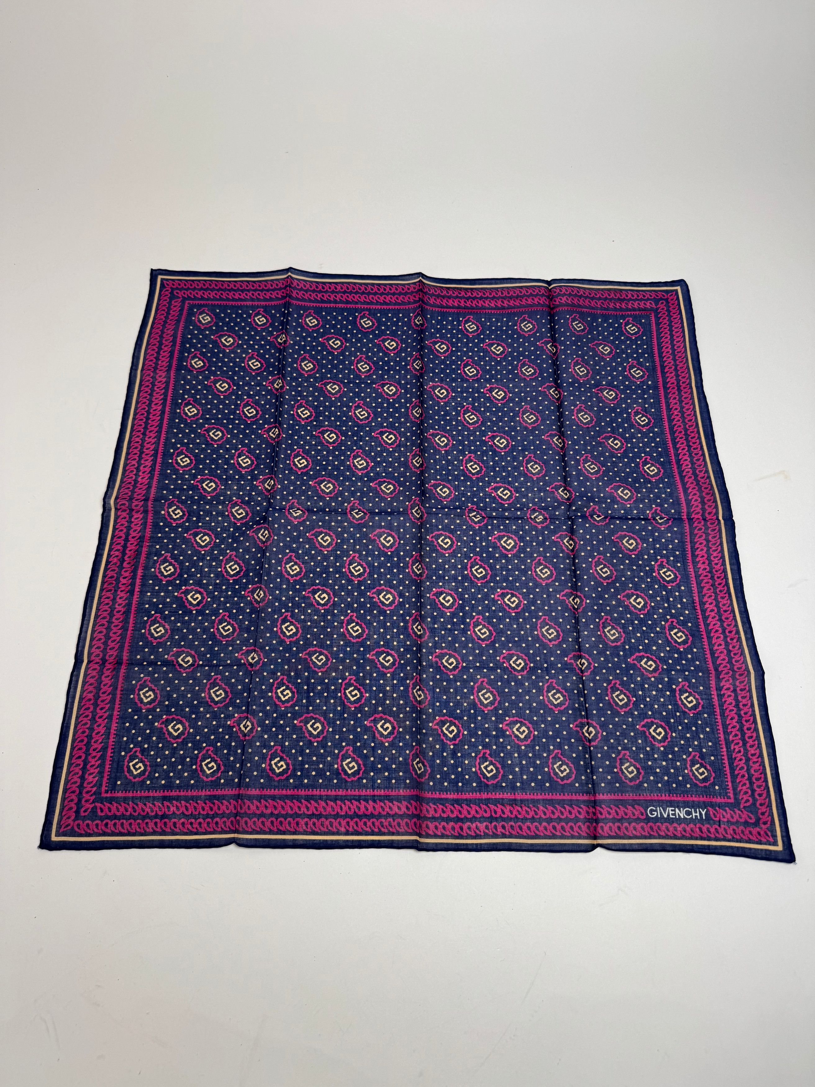 Givenchy Vintage Scarf Purple Size ONE SIZE - 9 Thumbnail