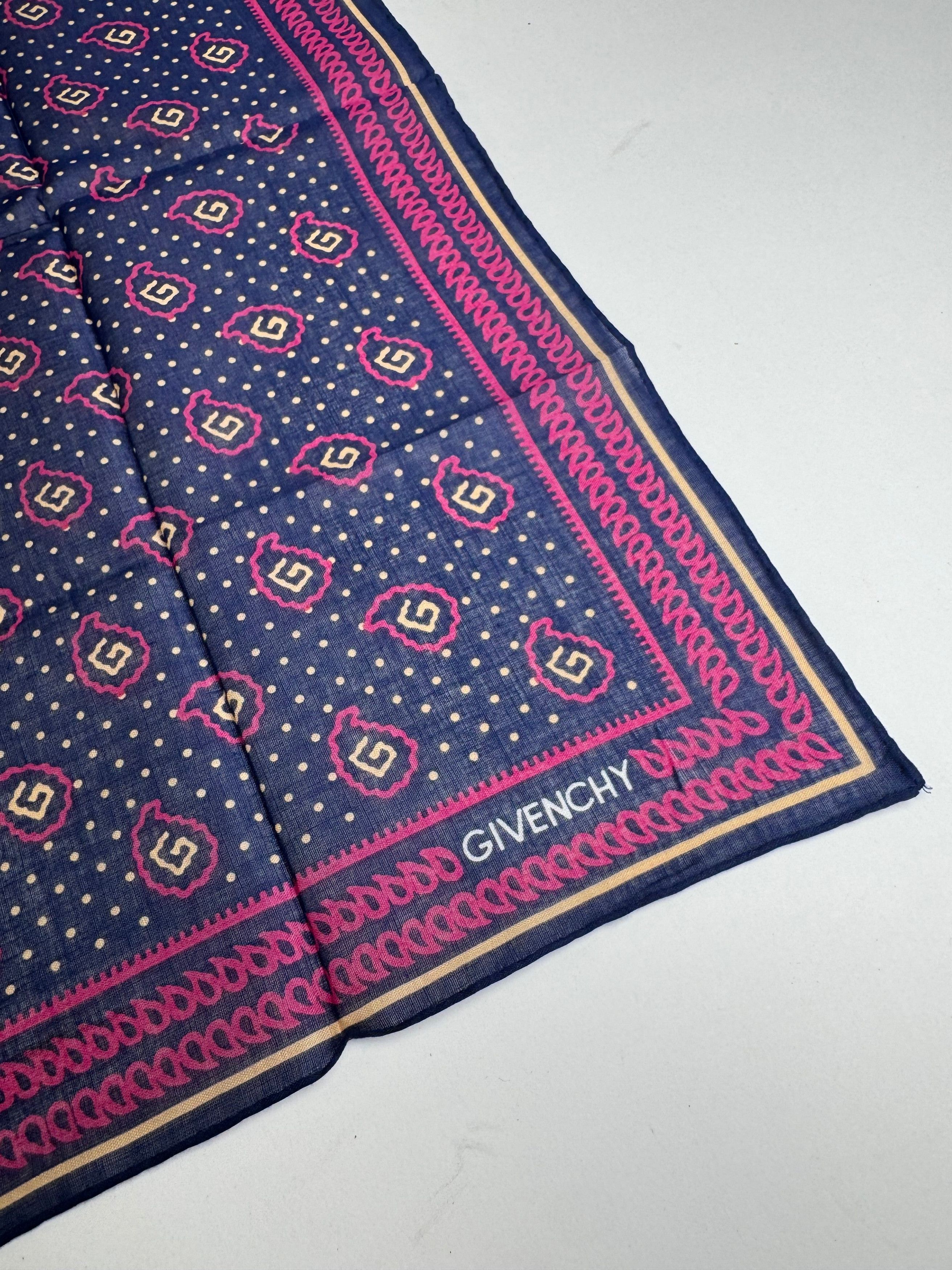Givenchy Vintage Scarf Purple Size ONE SIZE - 2 Thumbnail
