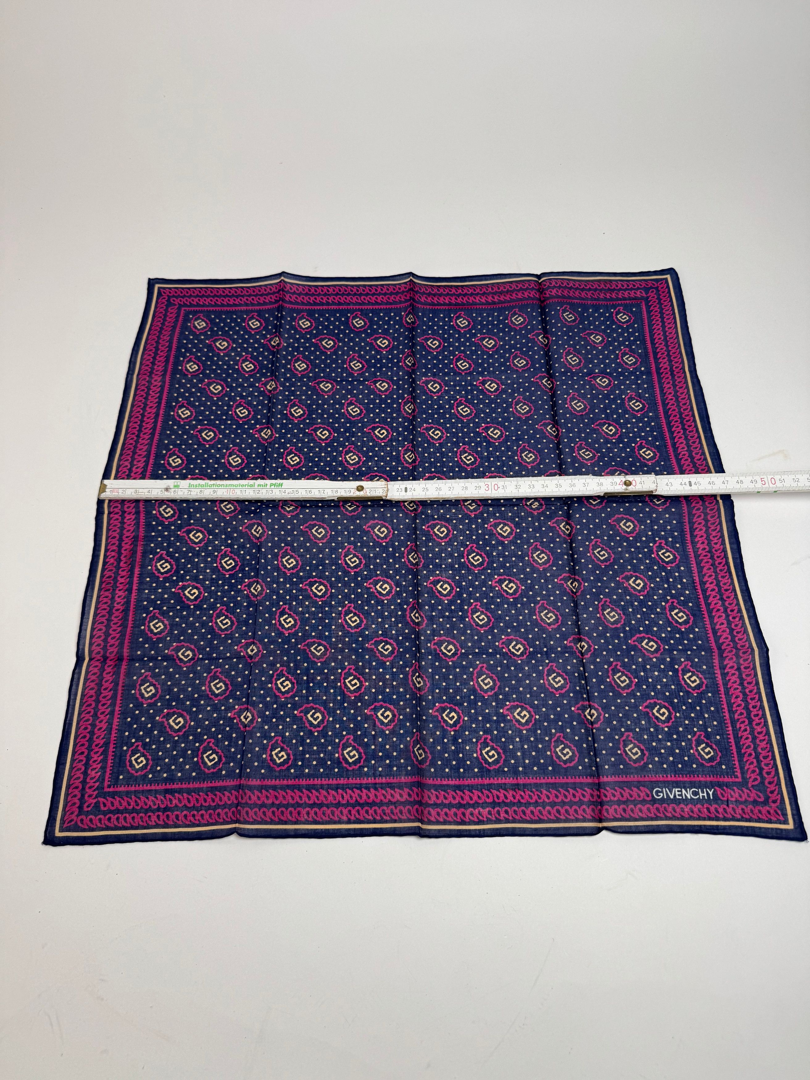 Givenchy Vintage Scarf Purple Size ONE SIZE - 7 Thumbnail
