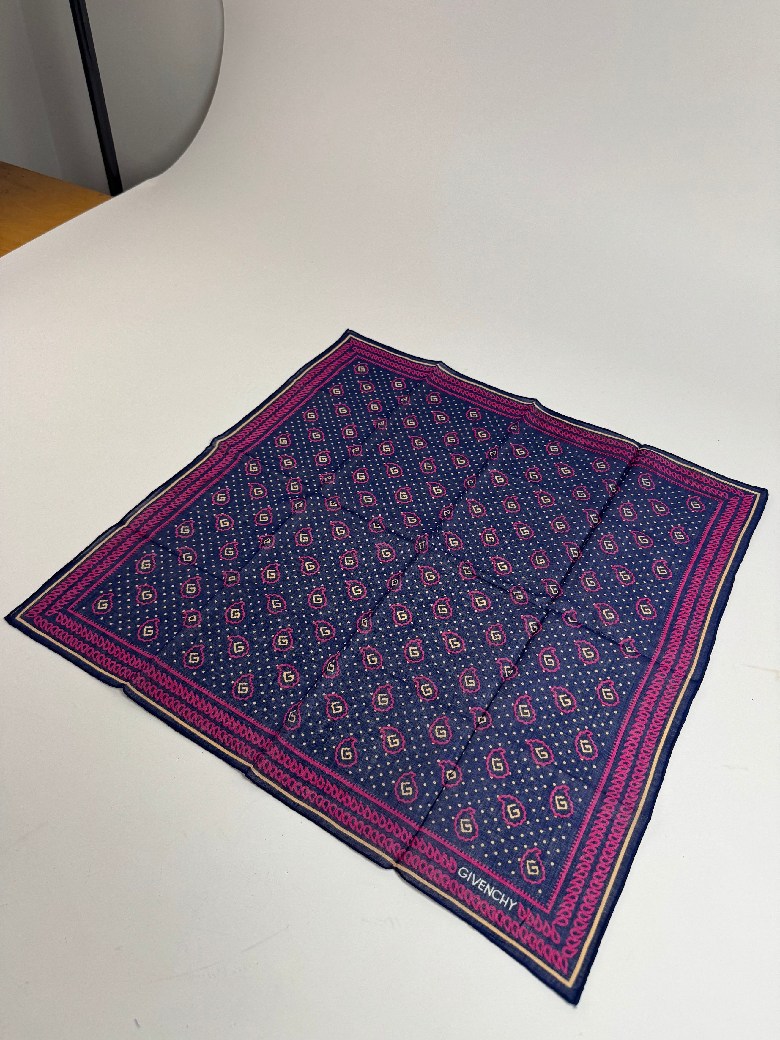 Givenchy Vintage Scarf Purple Size ONE SIZE - 4 Thumbnail