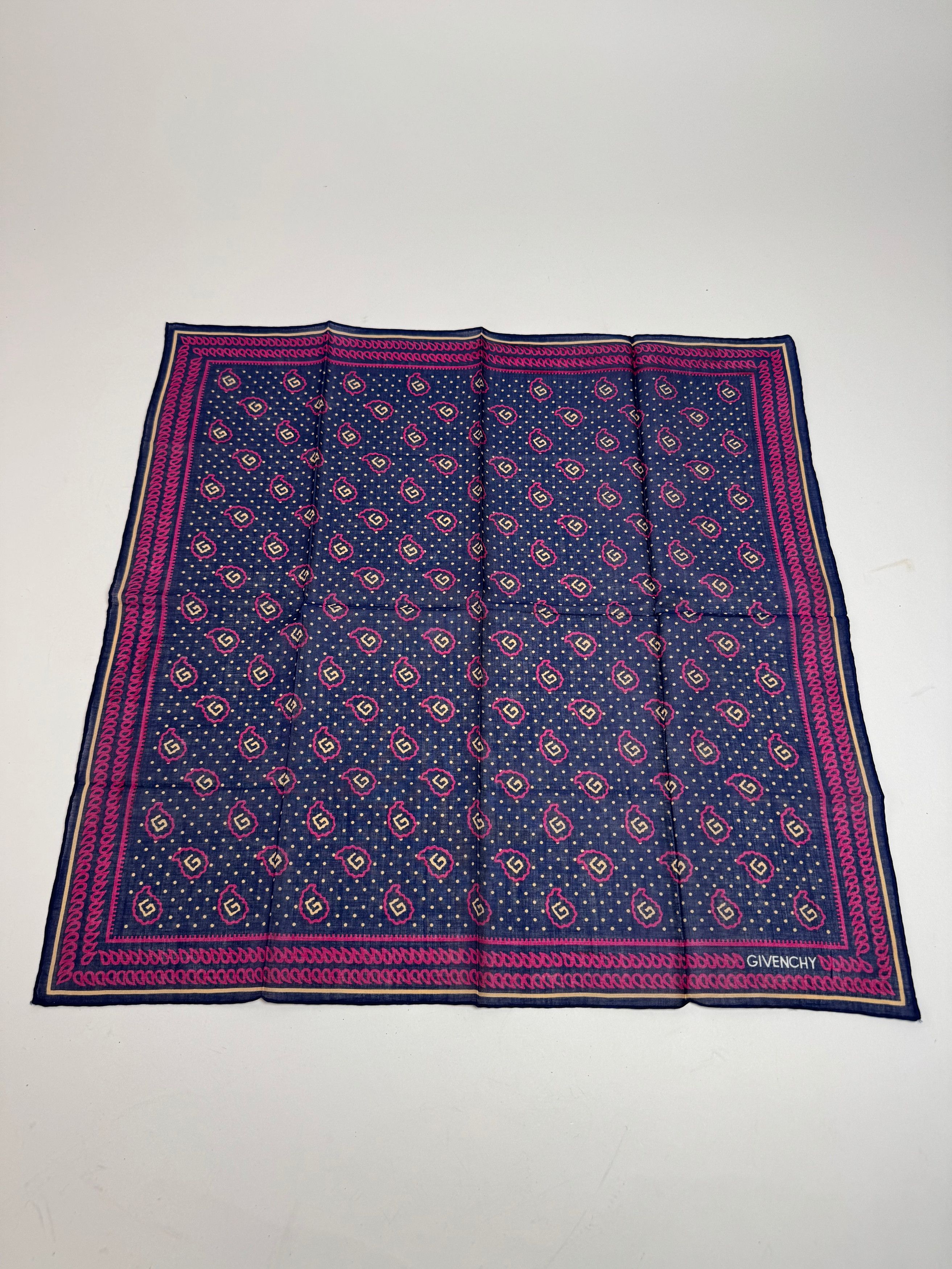 Givenchy Vintage Scarf Purple Size ONE SIZE - 5 Thumbnail