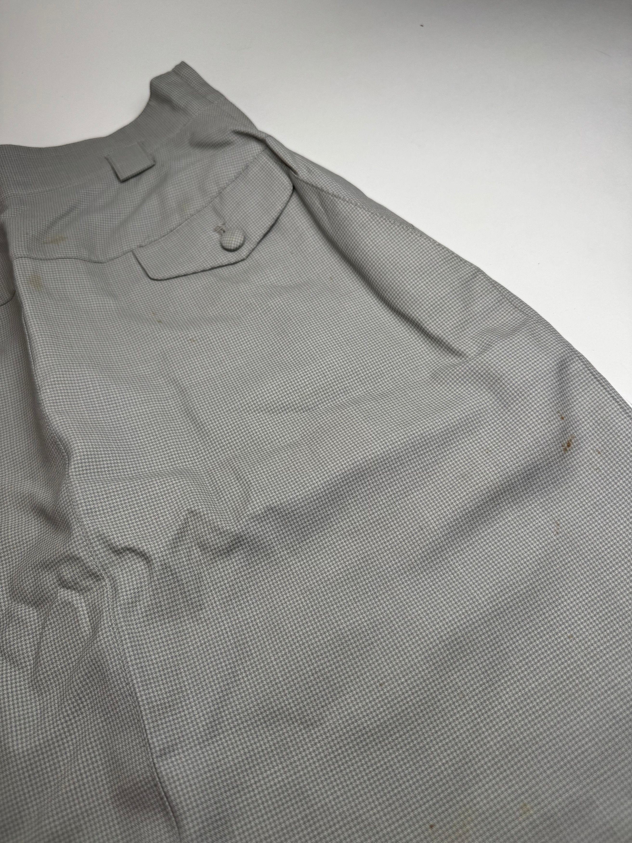 Dior Vintage Skirt Checked Grey White S Size 27" / US 4 / IT 40 - 5 Thumbnail