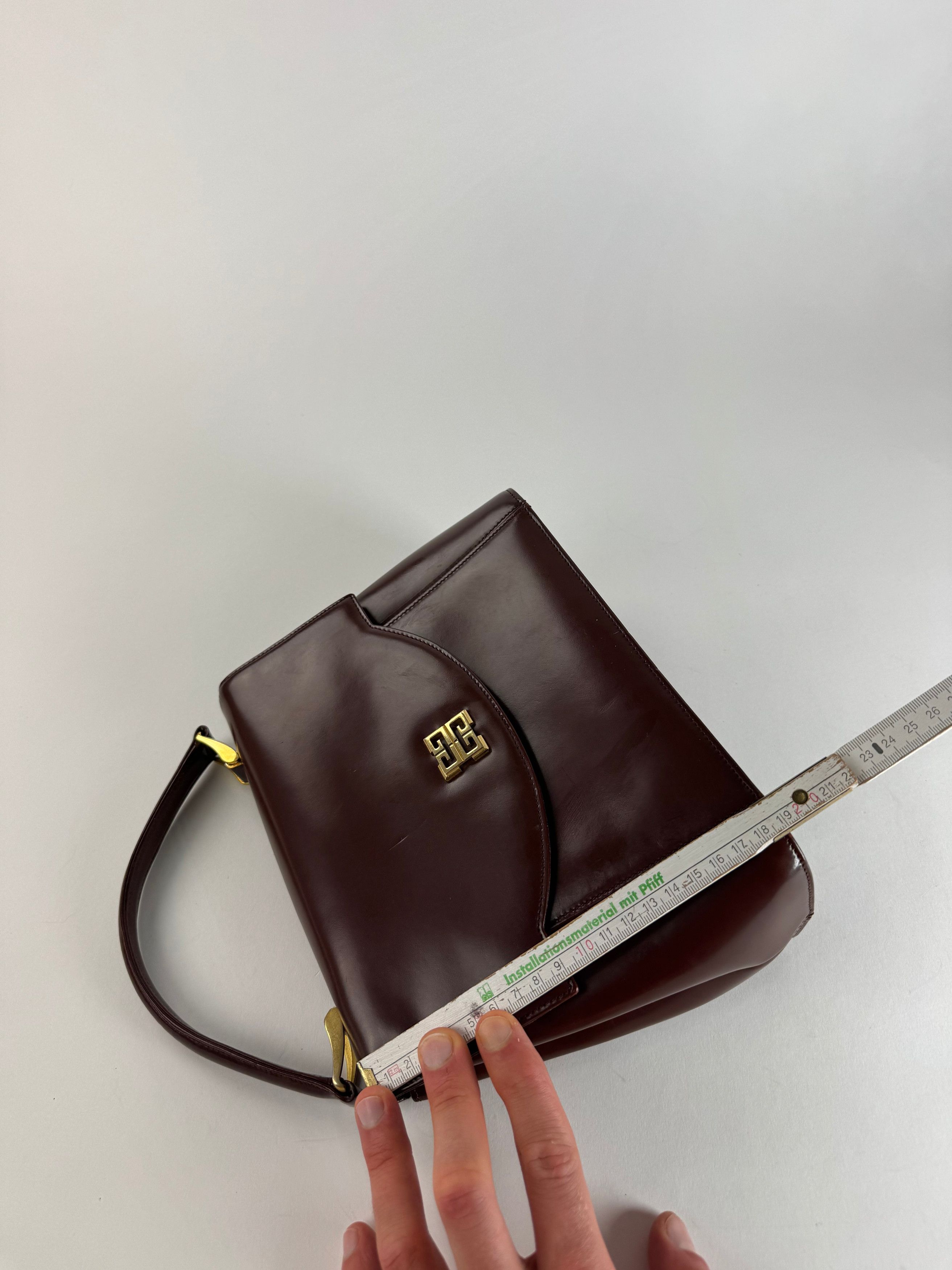 Givenchy Vintage Leather Handbag Brown Size ONE SIZE - 10 Thumbnail