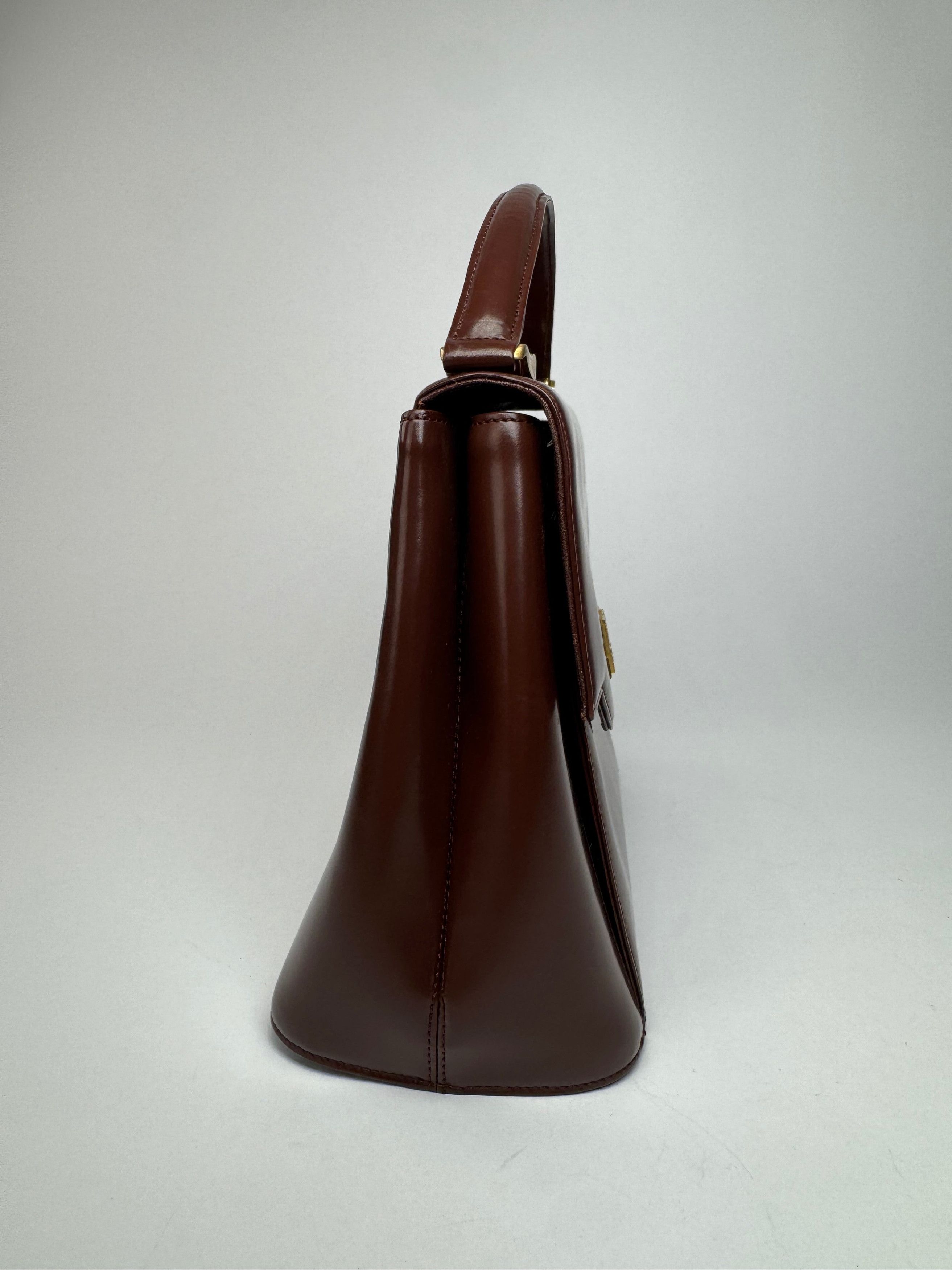 Givenchy Vintage Leather Handbag Brown Size ONE SIZE - 5 Thumbnail