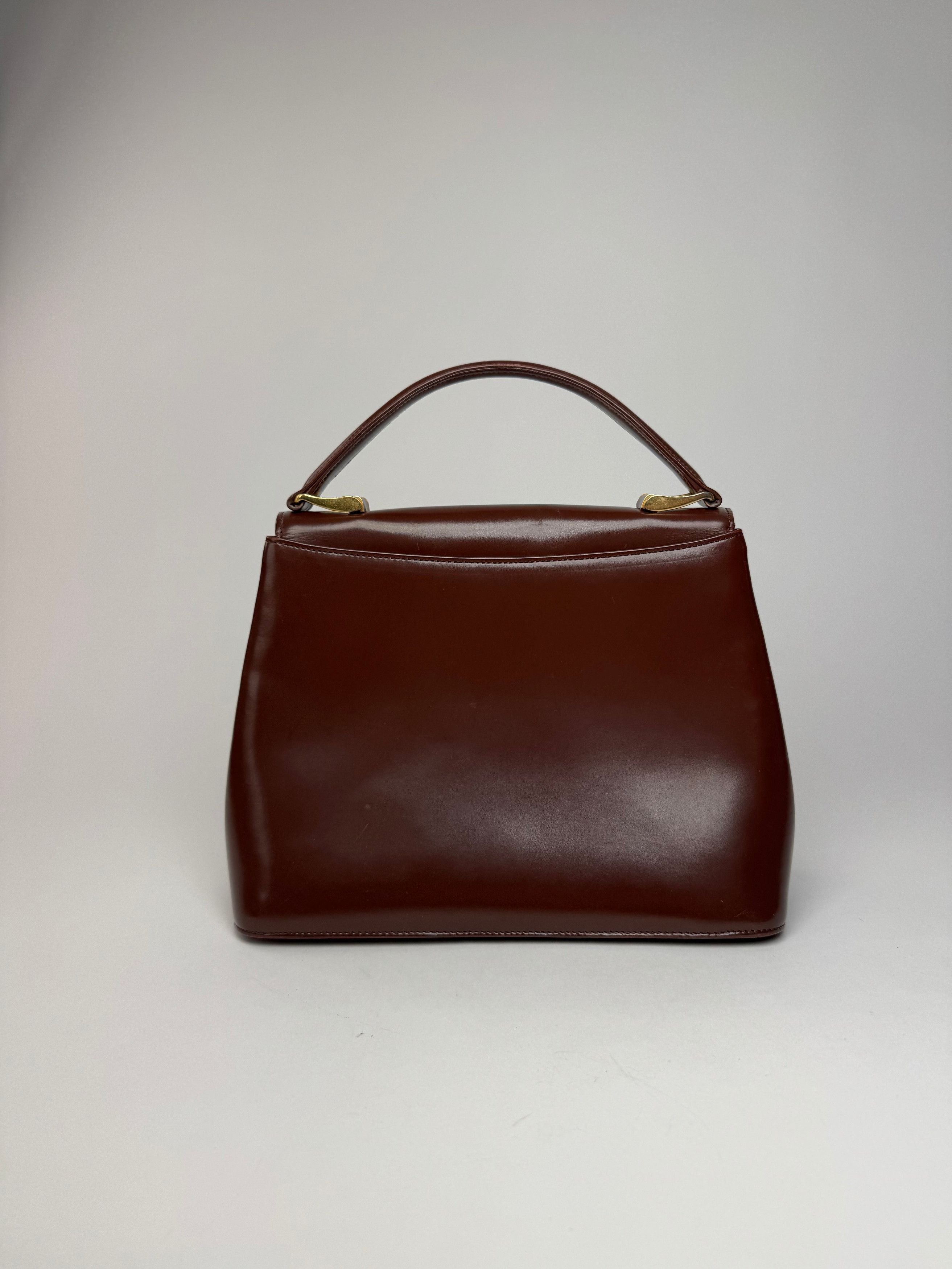 Givenchy Vintage Leather Handbag Brown Size ONE SIZE - 13 Thumbnail