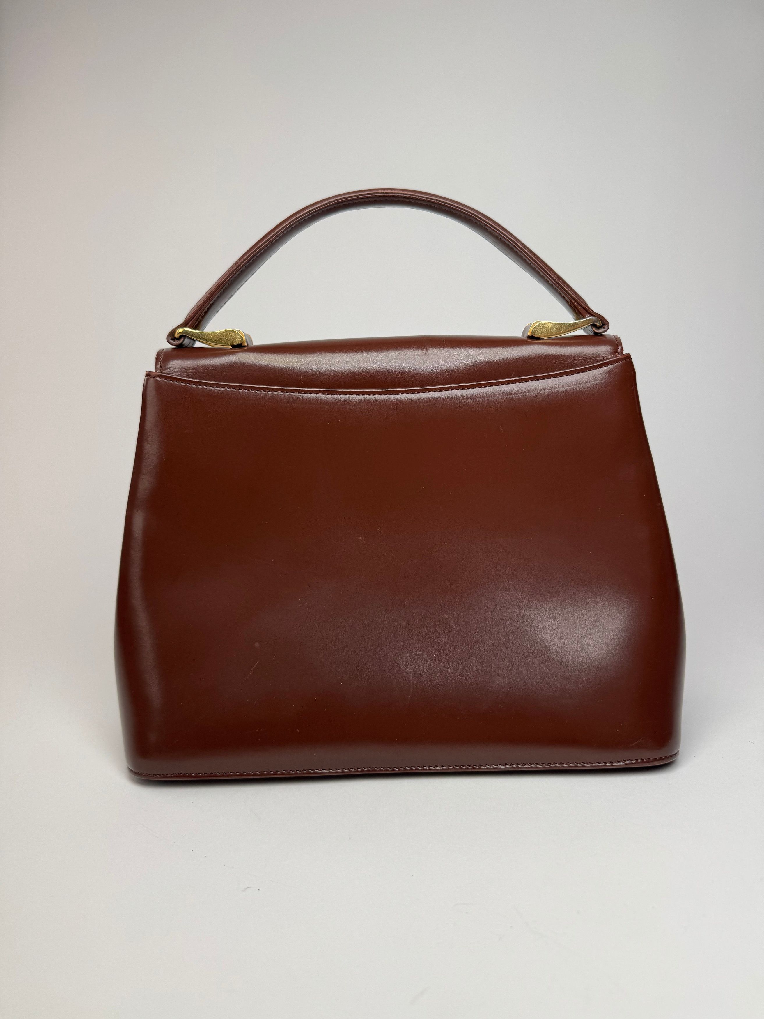 Givenchy Vintage Leather Handbag Brown Size ONE SIZE - 2 Thumbnail