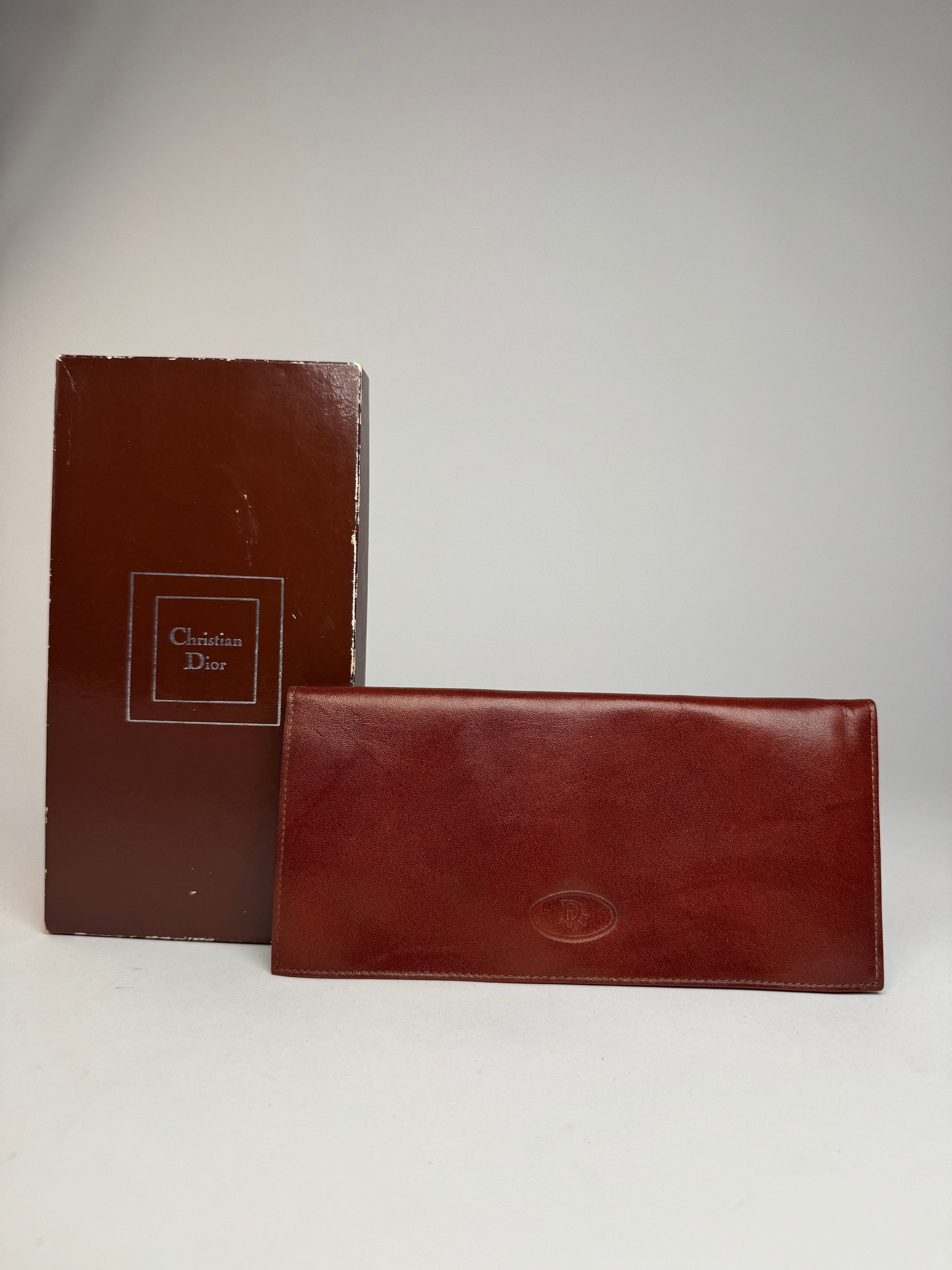 Dior Vintage Leather ID Holder / Card Holder Brown Size ONE SIZE - 6 Thumbnail
