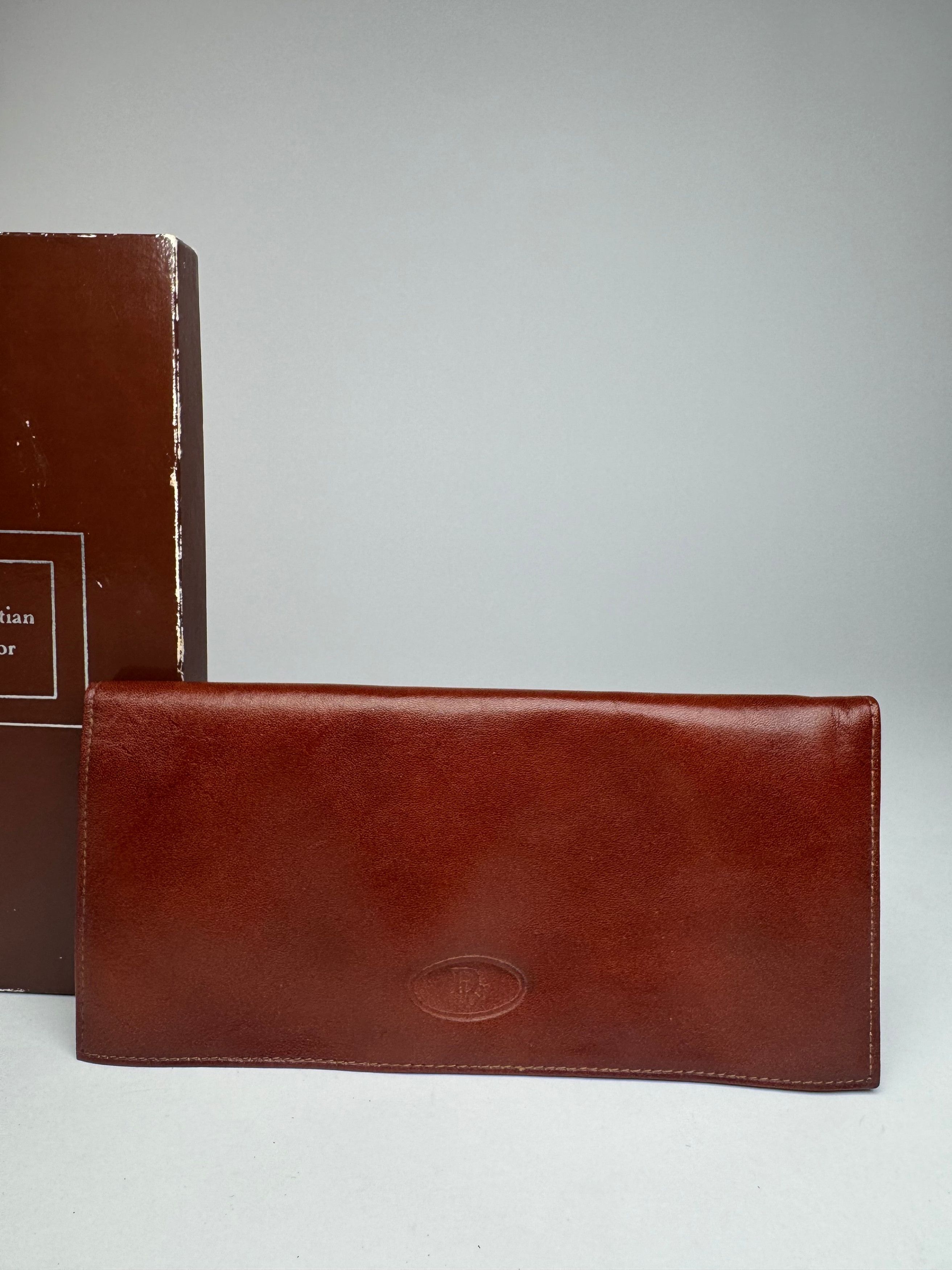 Dior Vintage Leather ID Holder / Card Holder Brown Size ONE SIZE - 9 Thumbnail