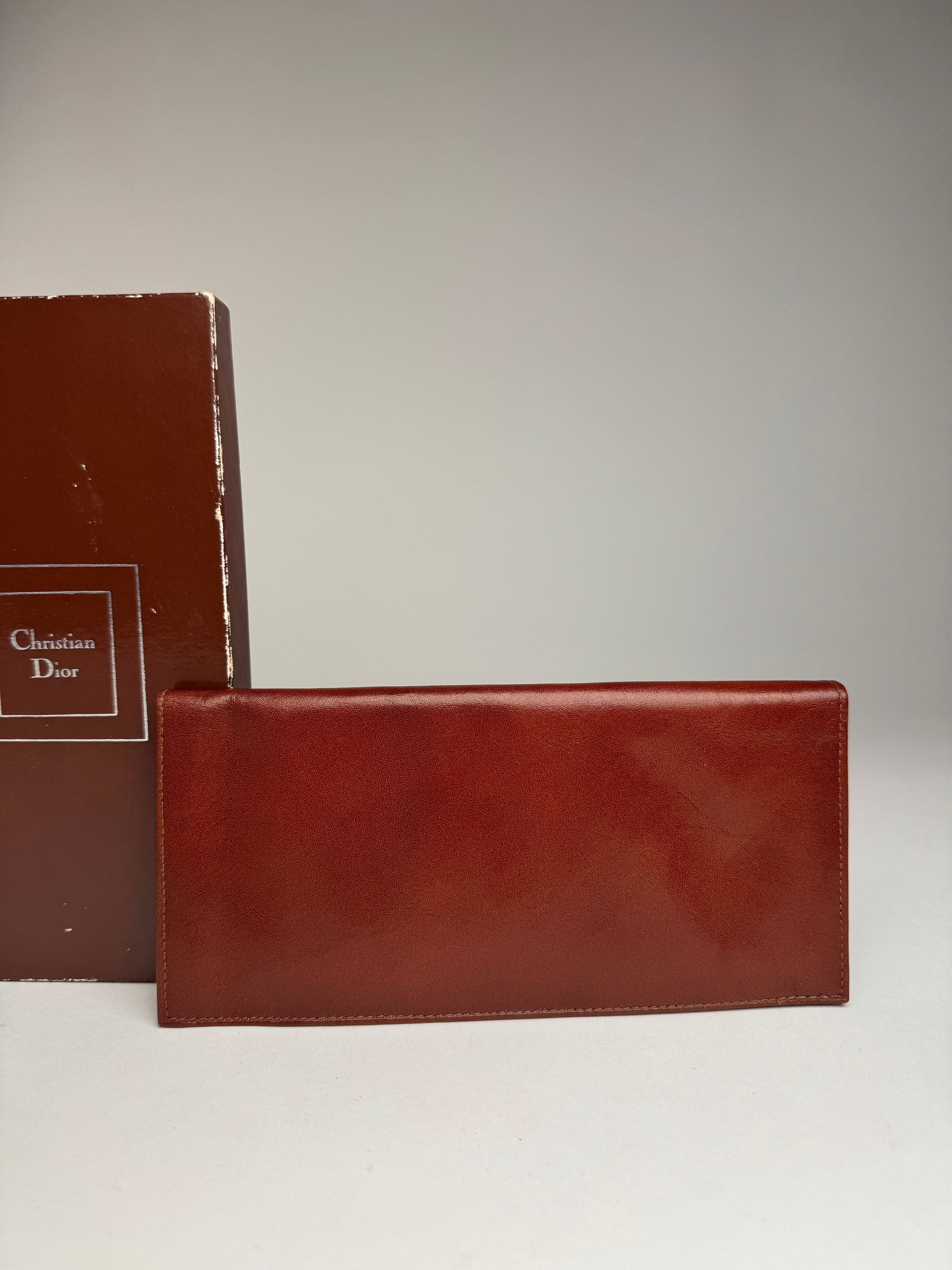 Dior Vintage Leather ID Holder / Card Holder Brown Size ONE SIZE - 10 Thumbnail