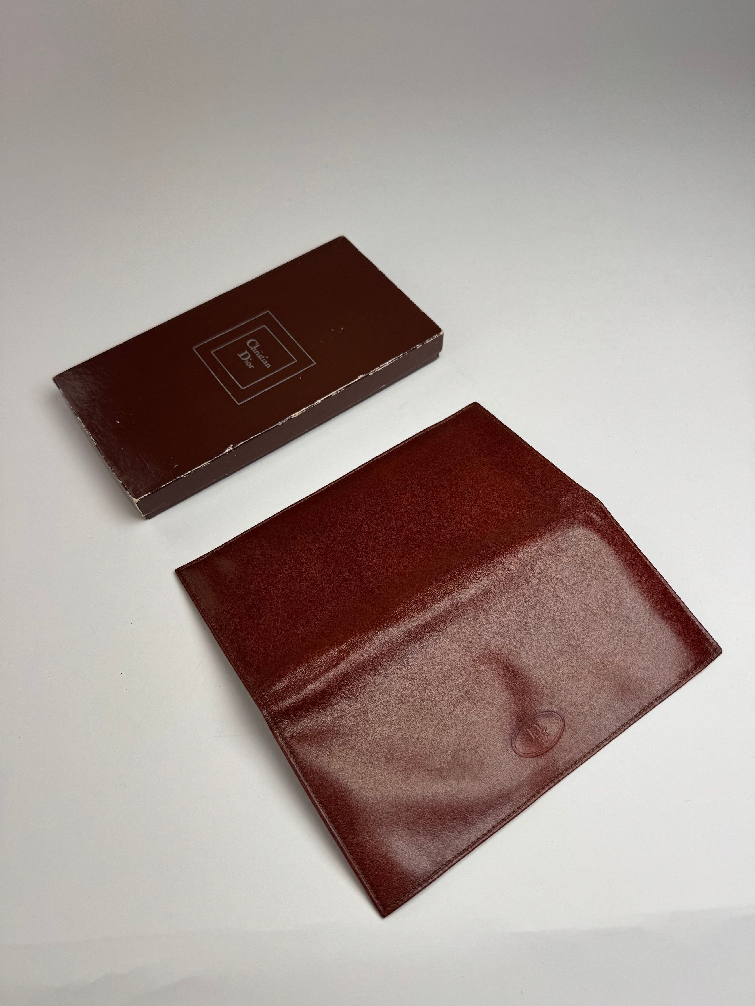 Dior Vintage Leather ID Holder / Card Holder Brown Size ONE SIZE - 5 Thumbnail