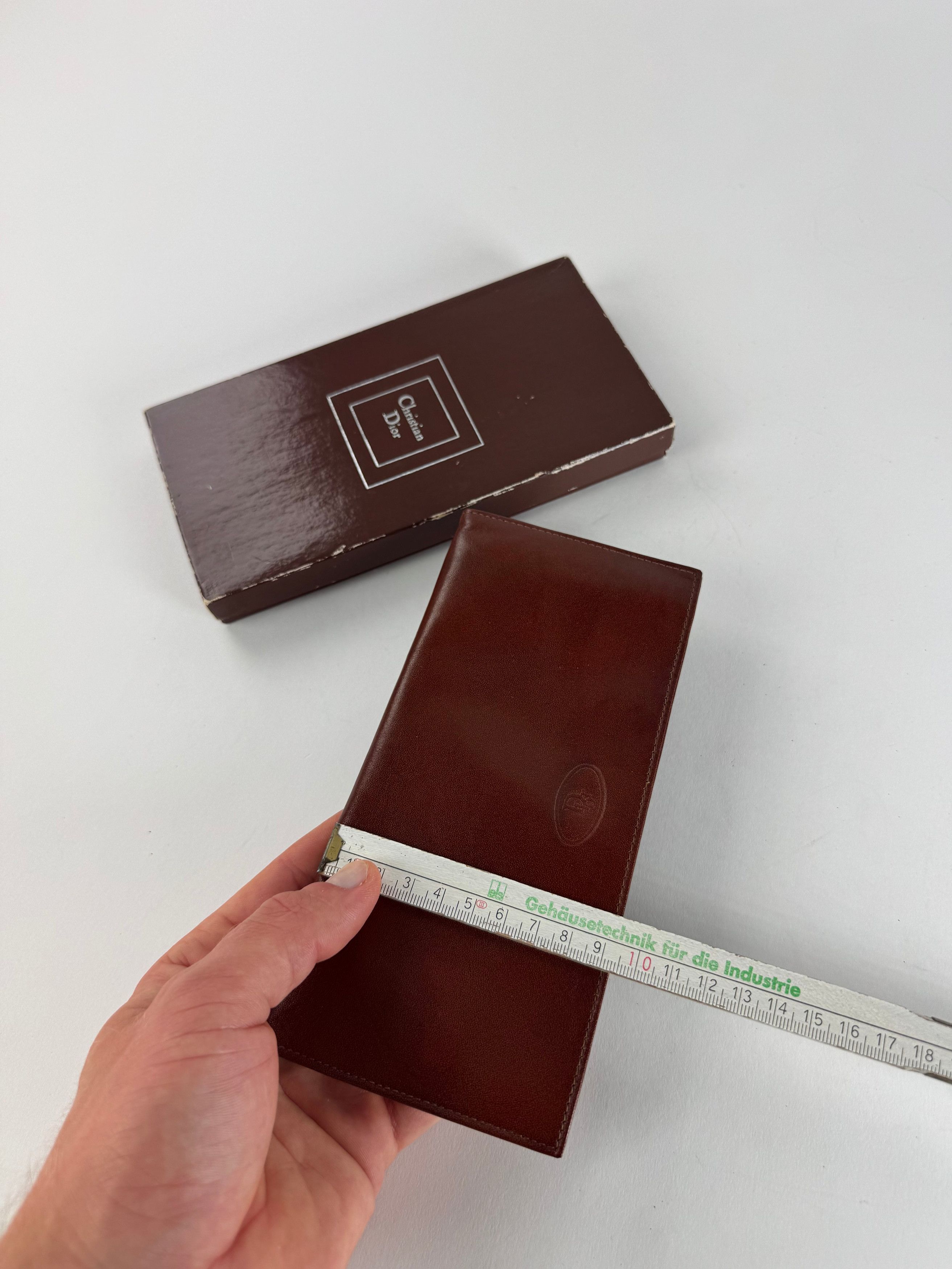 Dior Vintage Leather ID Holder / Card Holder Brown Size ONE SIZE - 8 Thumbnail