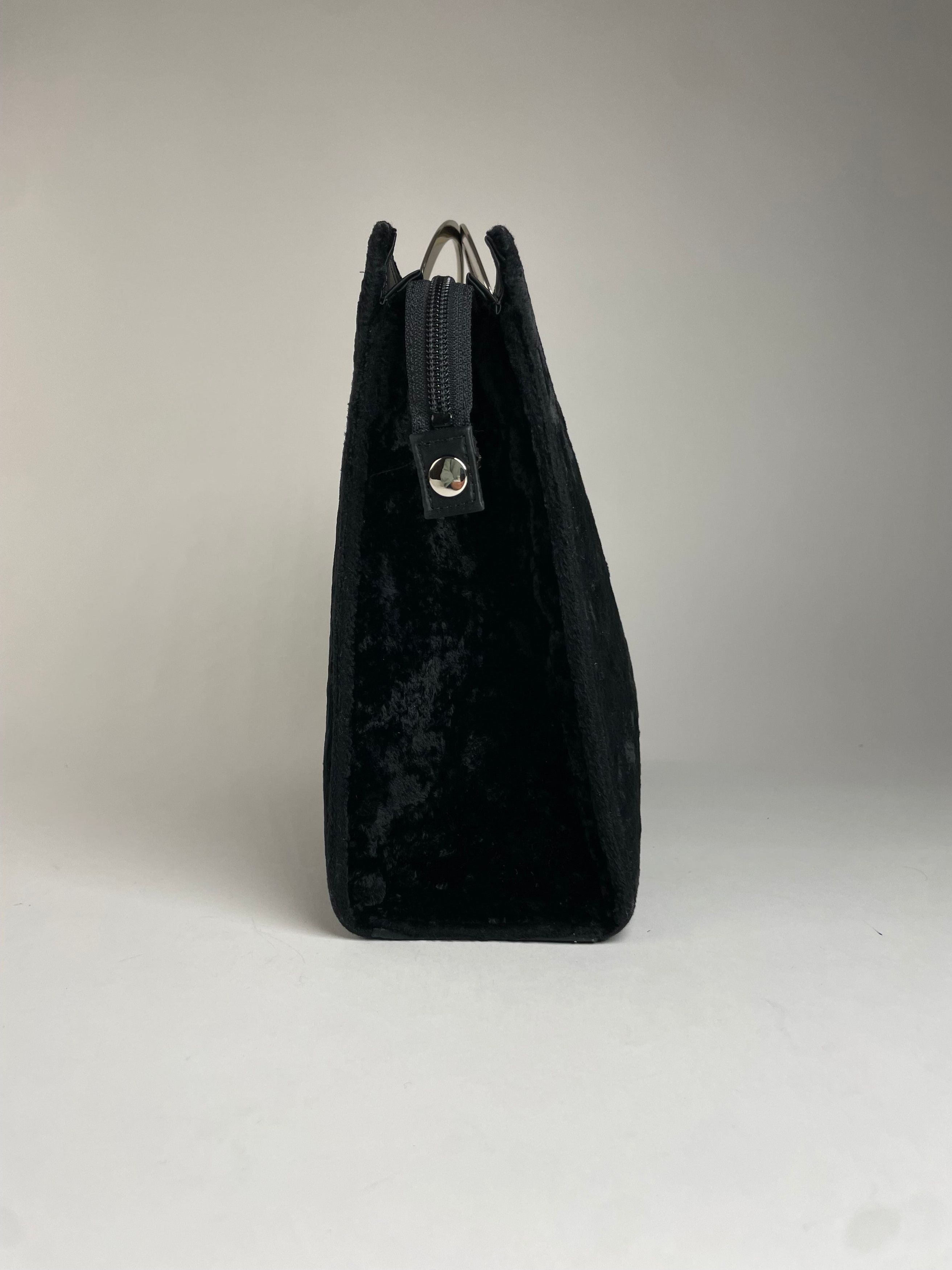 Courreges Vintage Faux fur Handbag Black Size ONE SIZE - 5 Thumbnail