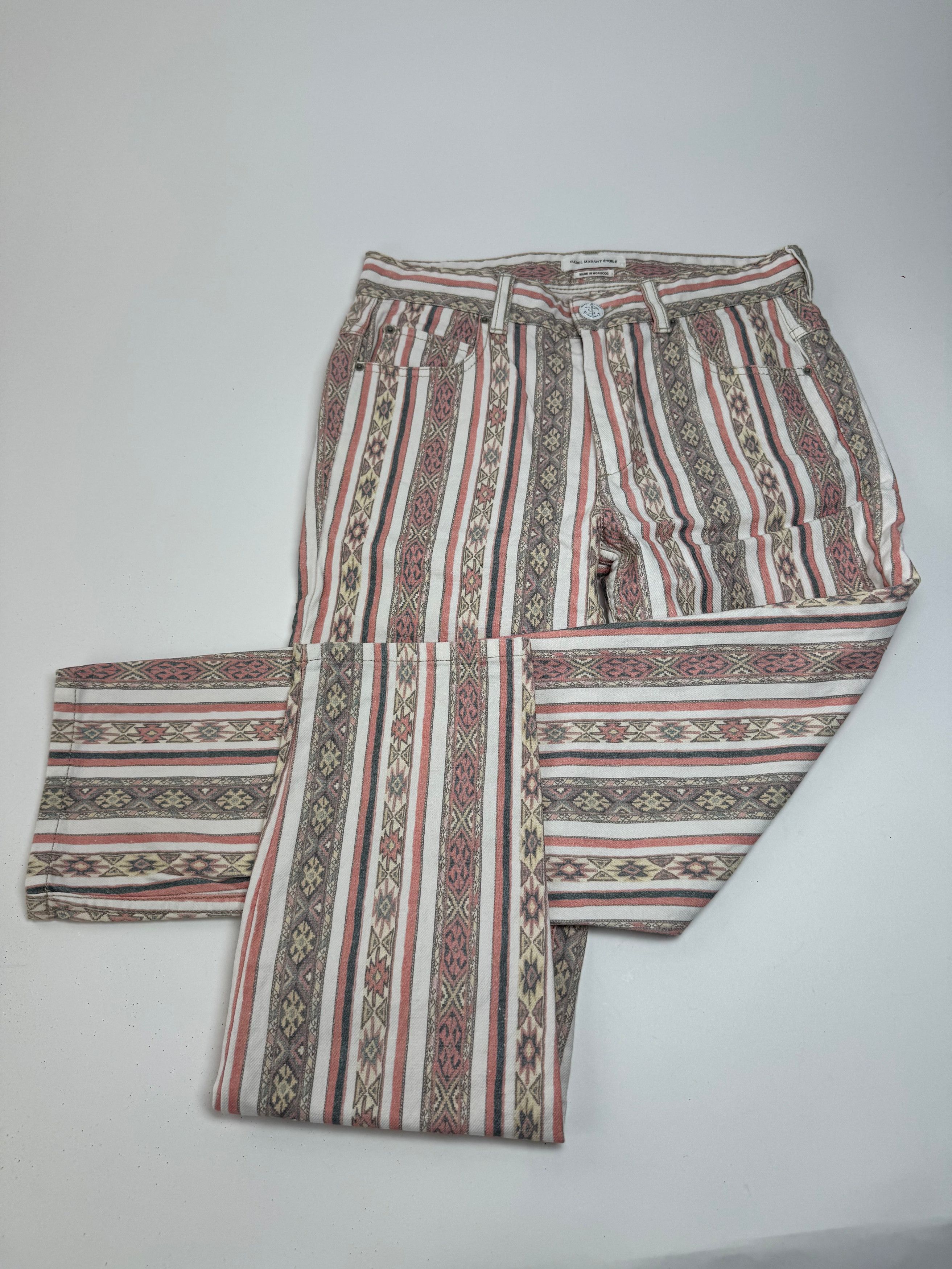 Isabel Marant Striped Jeans S Size 27" / US 4 / IT 40 - 11 Thumbnail