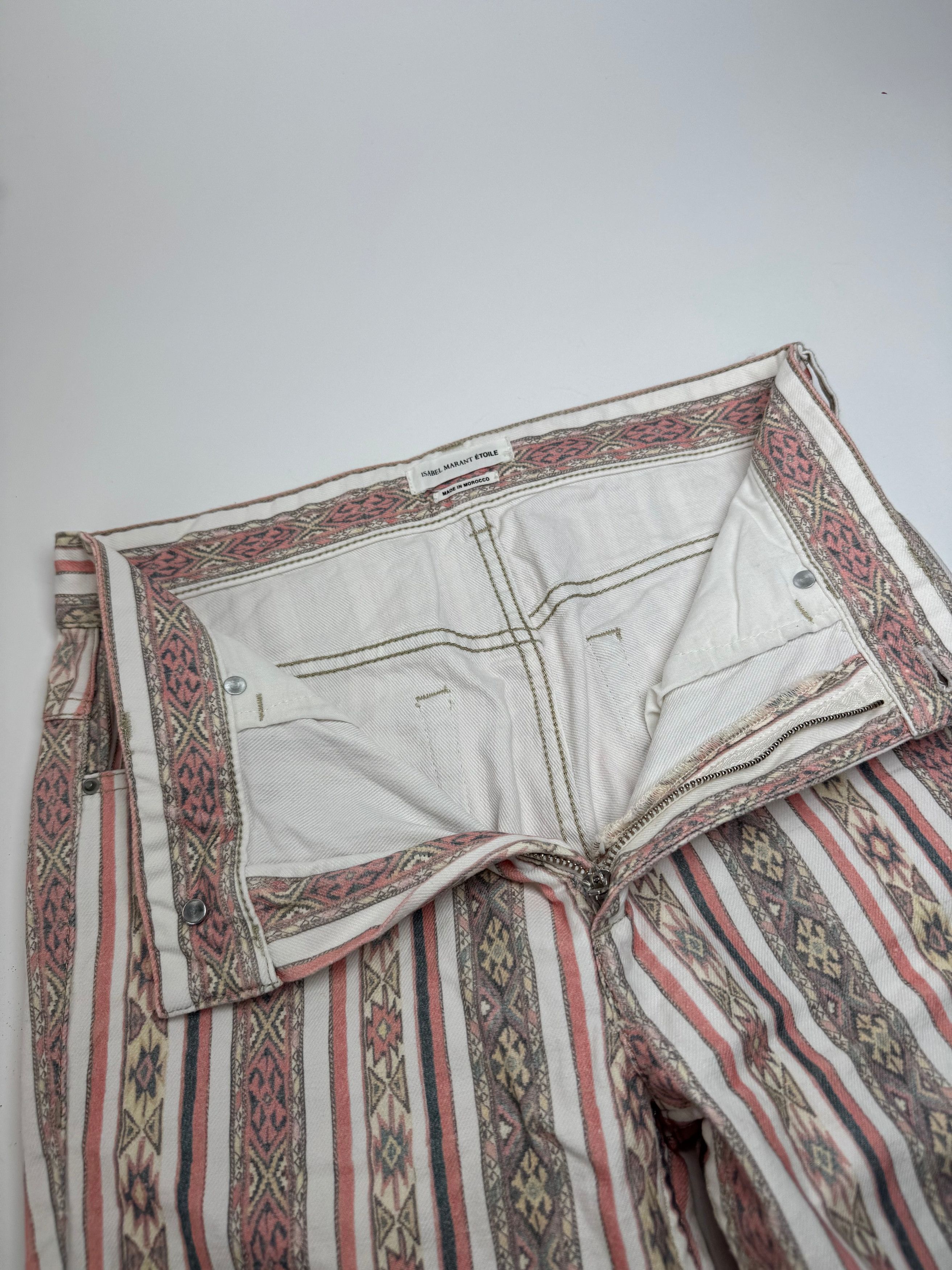 Isabel Marant Striped Jeans S Size 27" / US 4 / IT 40 - 7 Thumbnail