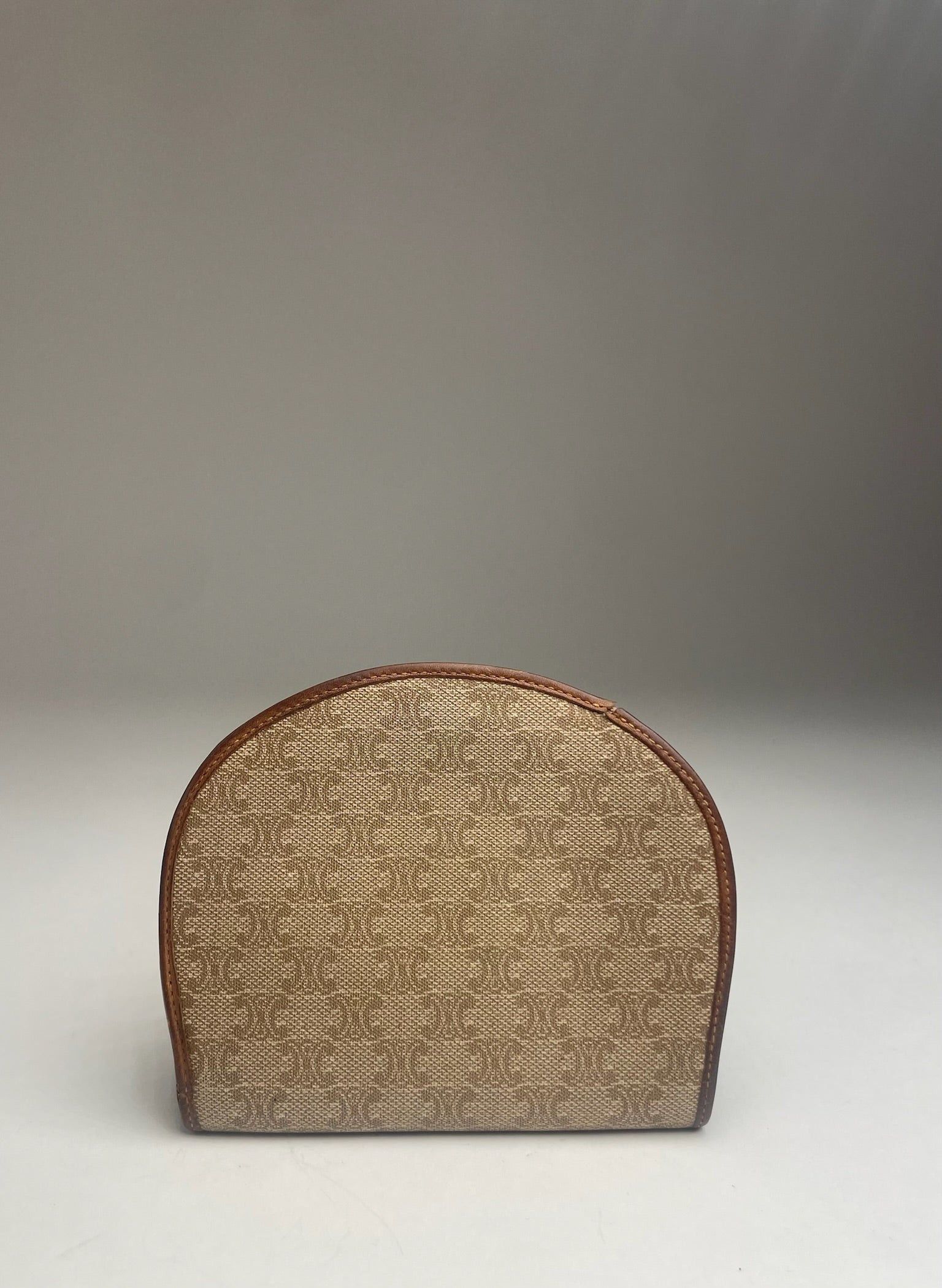 Celine Vintage Paris Leather Monogram Wallet Beige Brown Size ONE SIZE - 2 Thumbnail