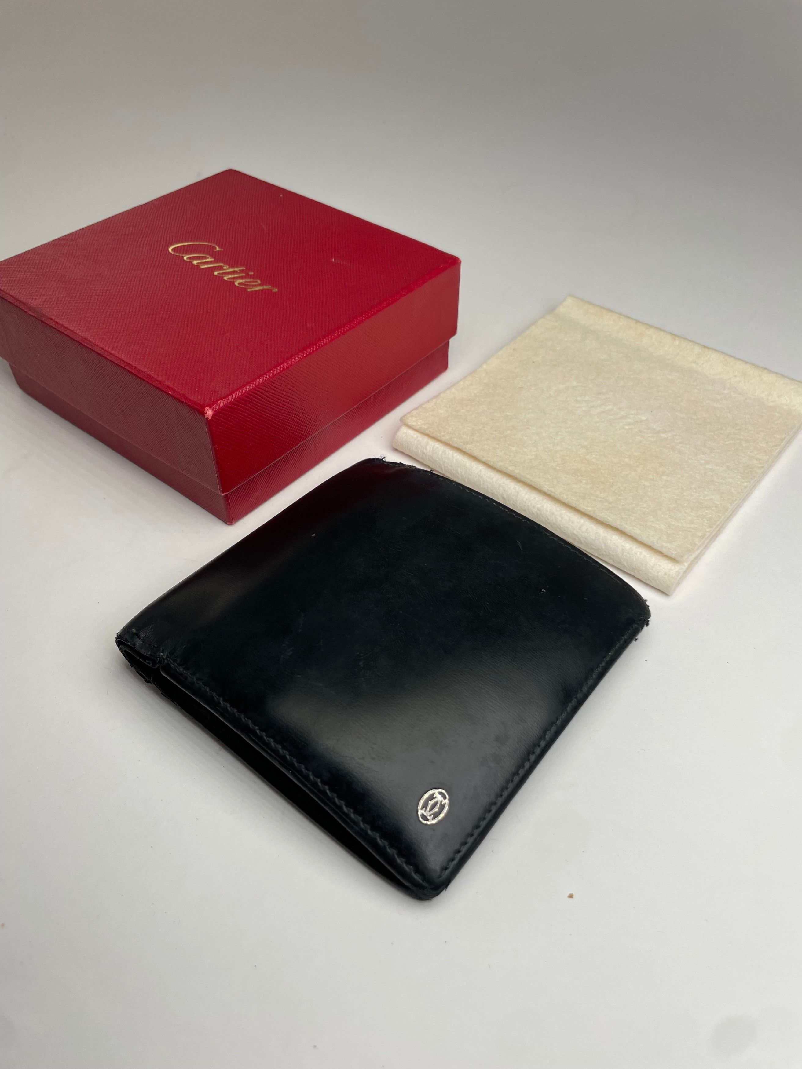 Cartier Vintage Flapable Patent Leather Wallet black Size ONE SIZE - 10 Thumbnail