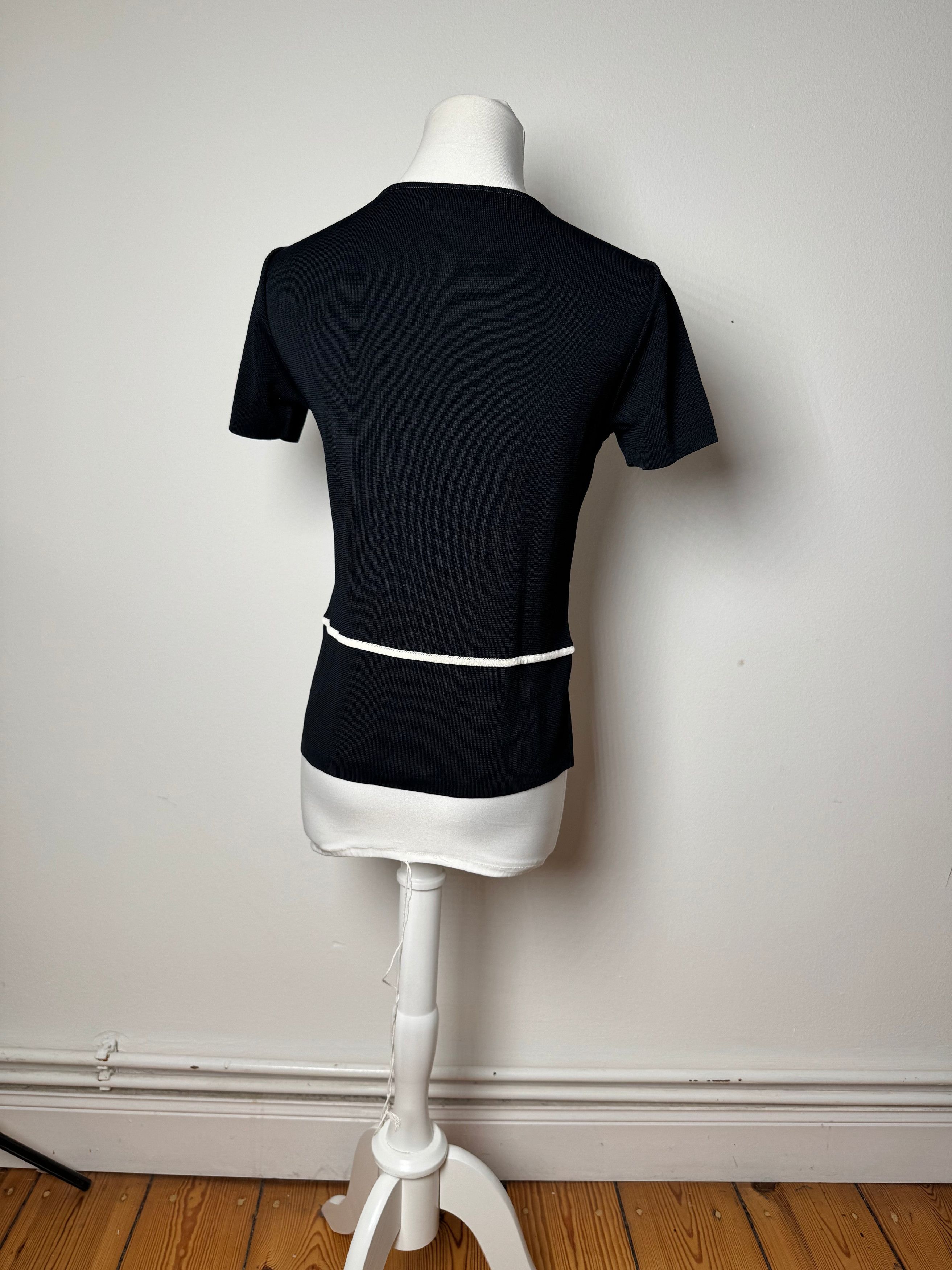 Balenciaga Vintage Shirt Black White M Size S / US 4 / IT 40 - 4 Thumbnail