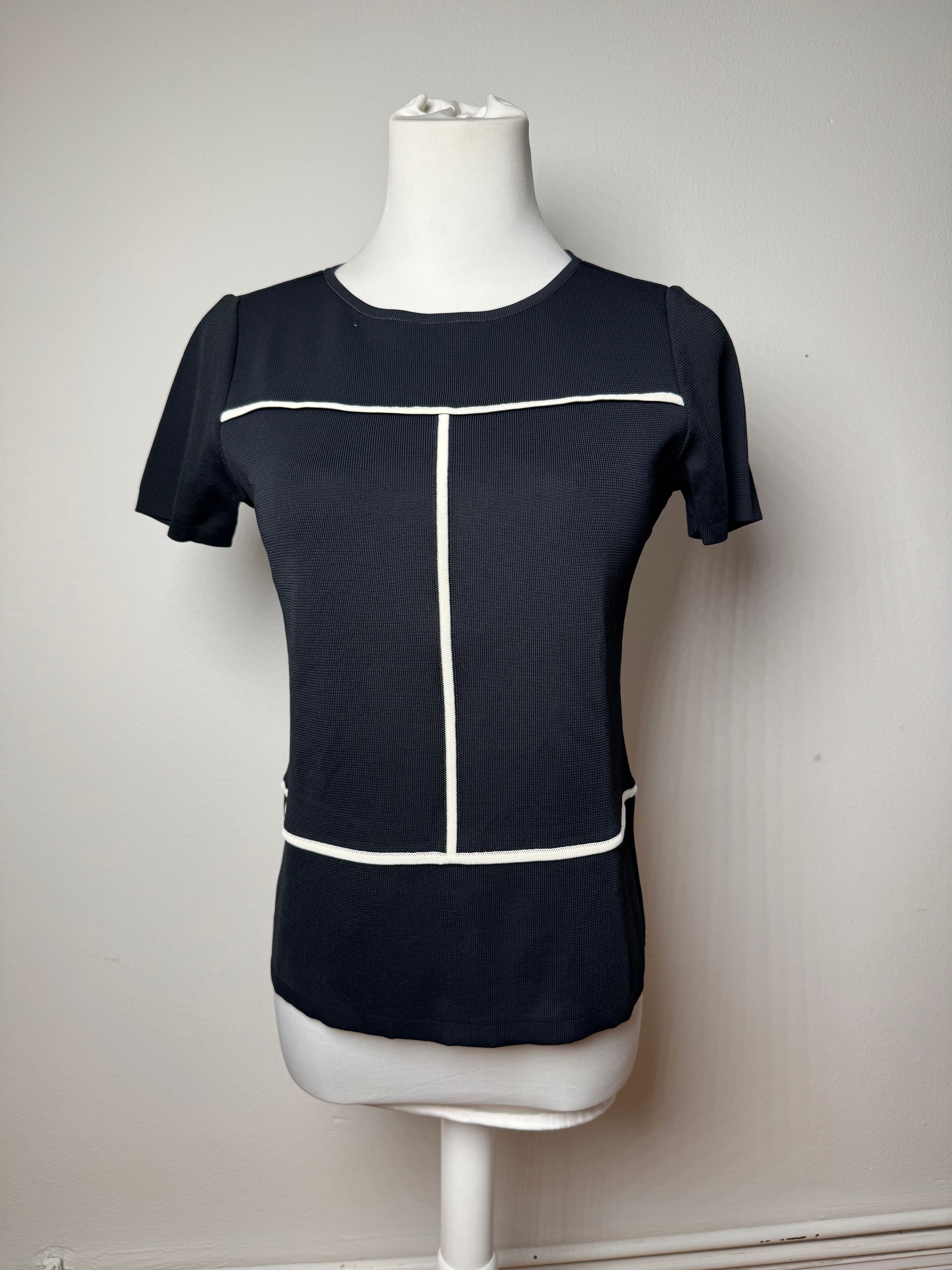 Balenciaga Vintage Shirt Black White M Size S / US 4 / IT 40 - 12 Thumbnail