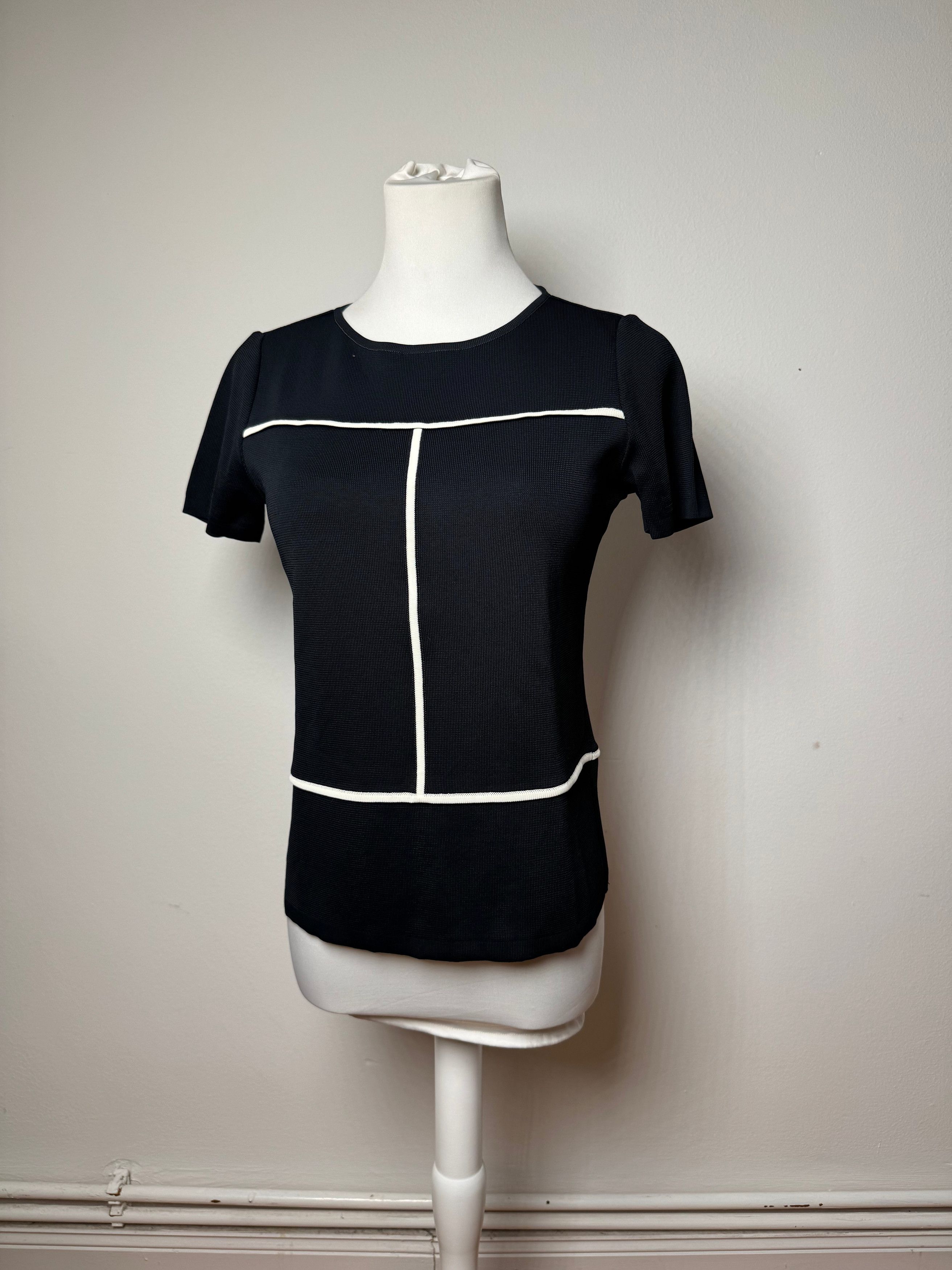 Balenciaga Vintage Shirt Black White M Size S / US 4 / IT 40 - 8 Thumbnail