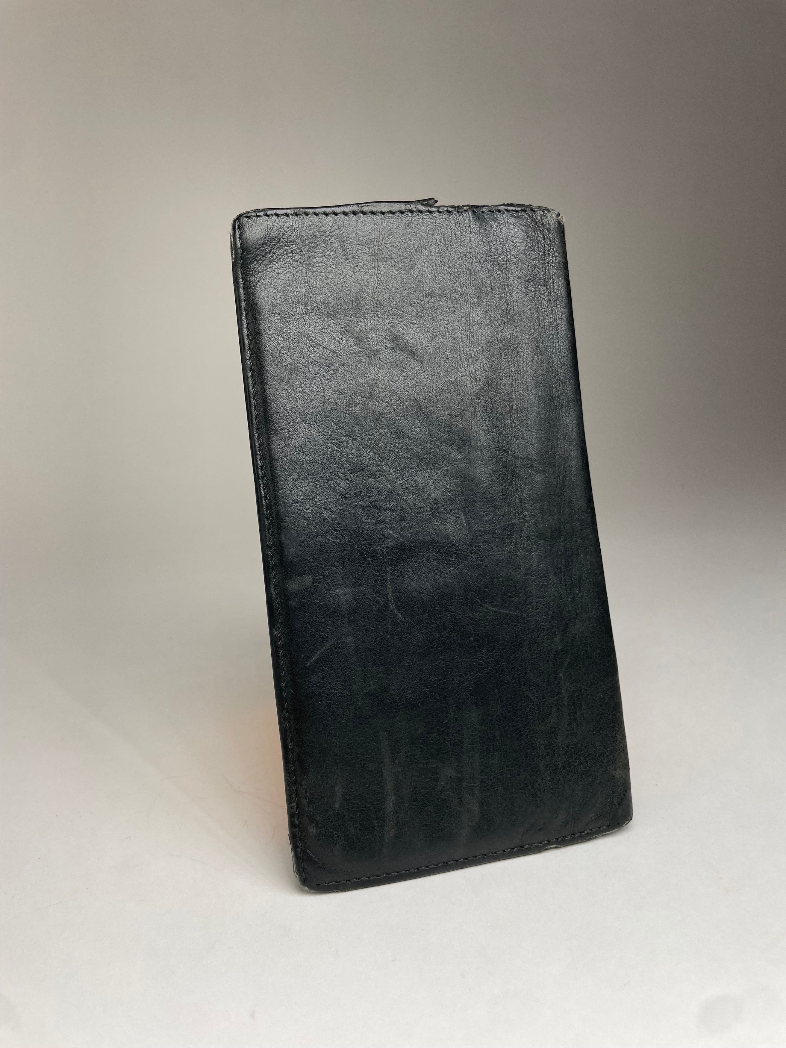 Celine Vintage Paris Leather ID Holder black Size ONE SIZE - 4 Thumbnail