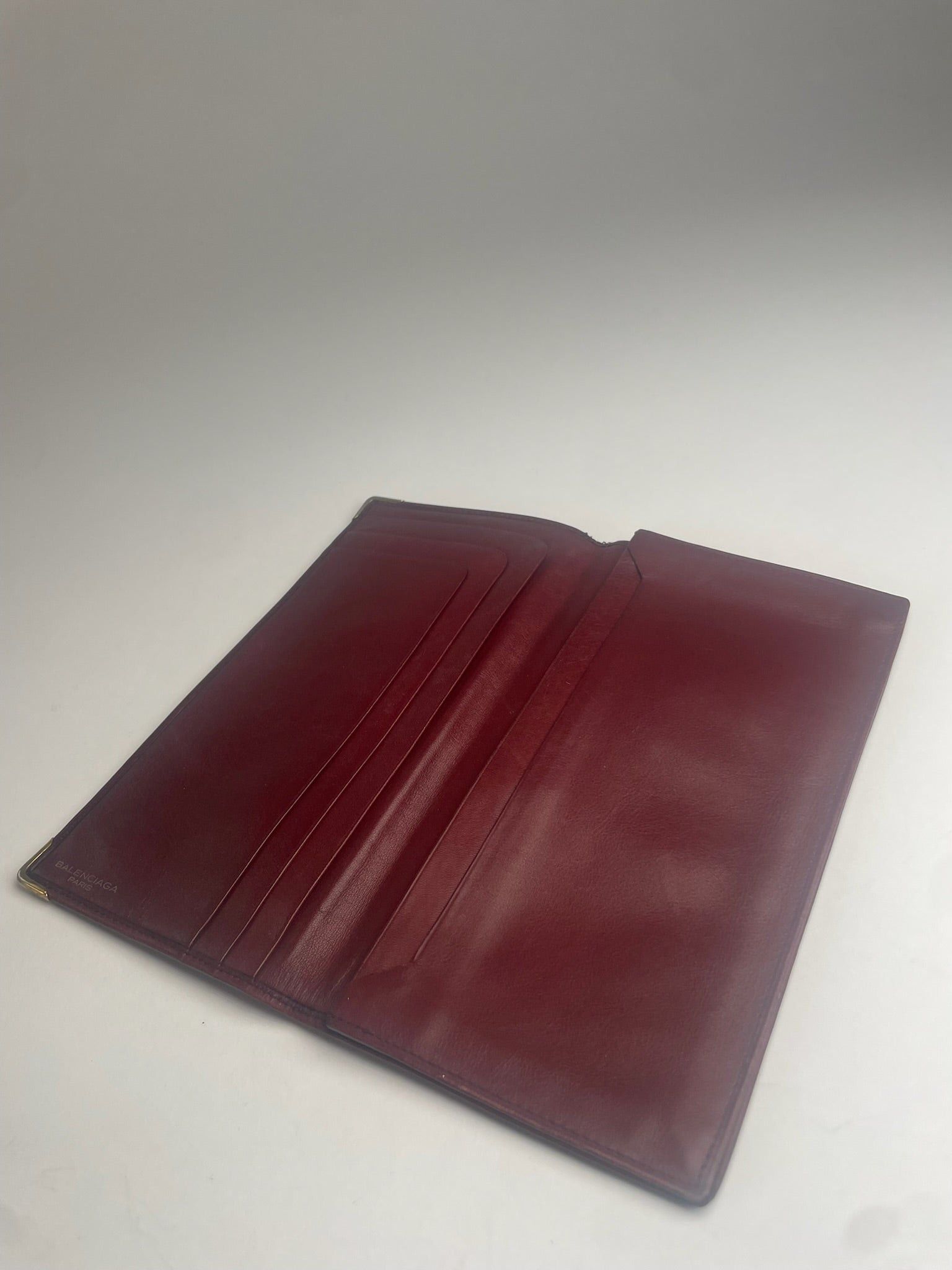 Balenciaga Vintage Leather ID Holder / Card Holder Brown Size ONE SIZE - 6 Thumbnail