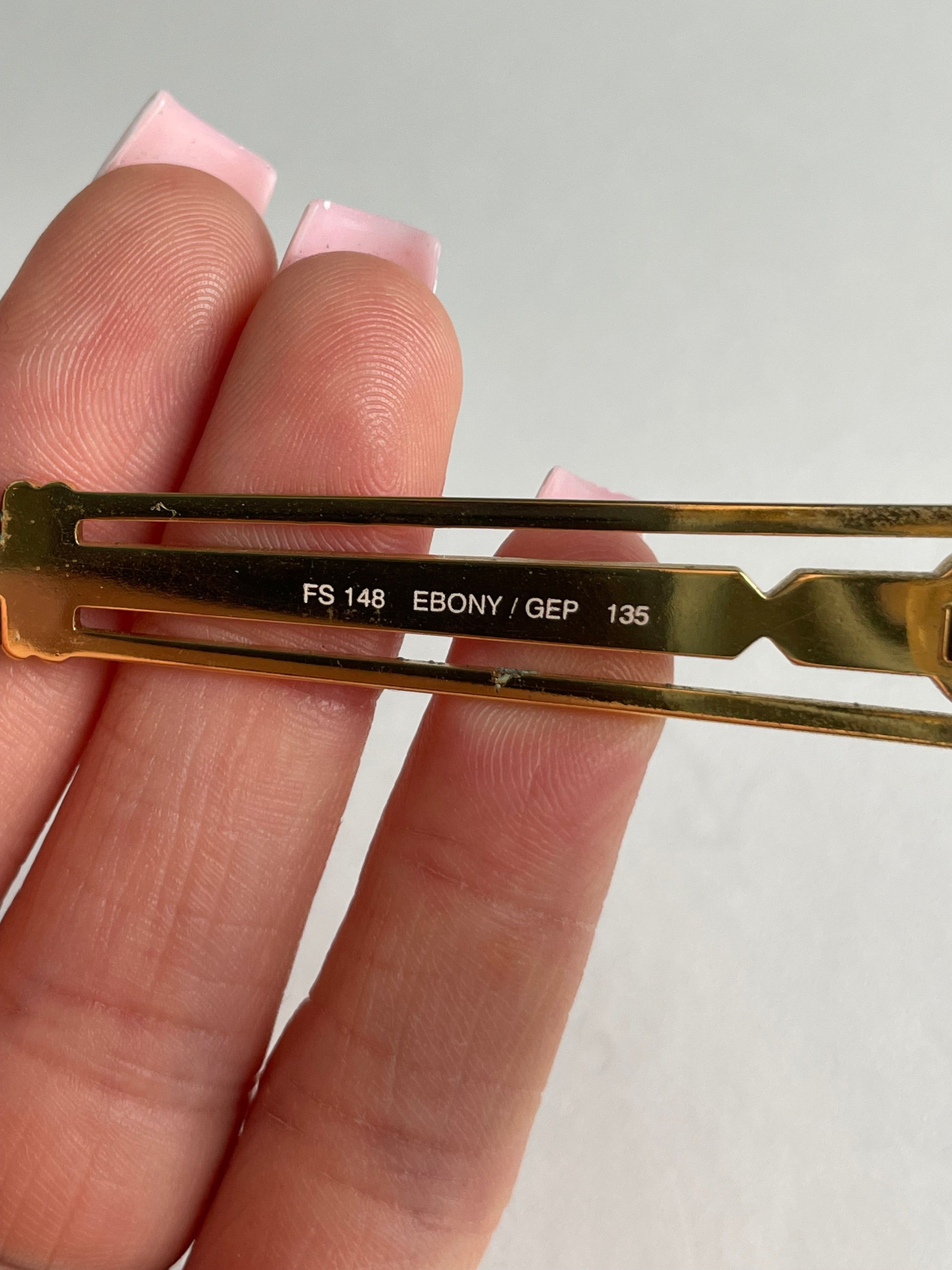 Fendi Vintage Roma Sunglasses Gold Black Size ONE SIZE - 10 Thumbnail