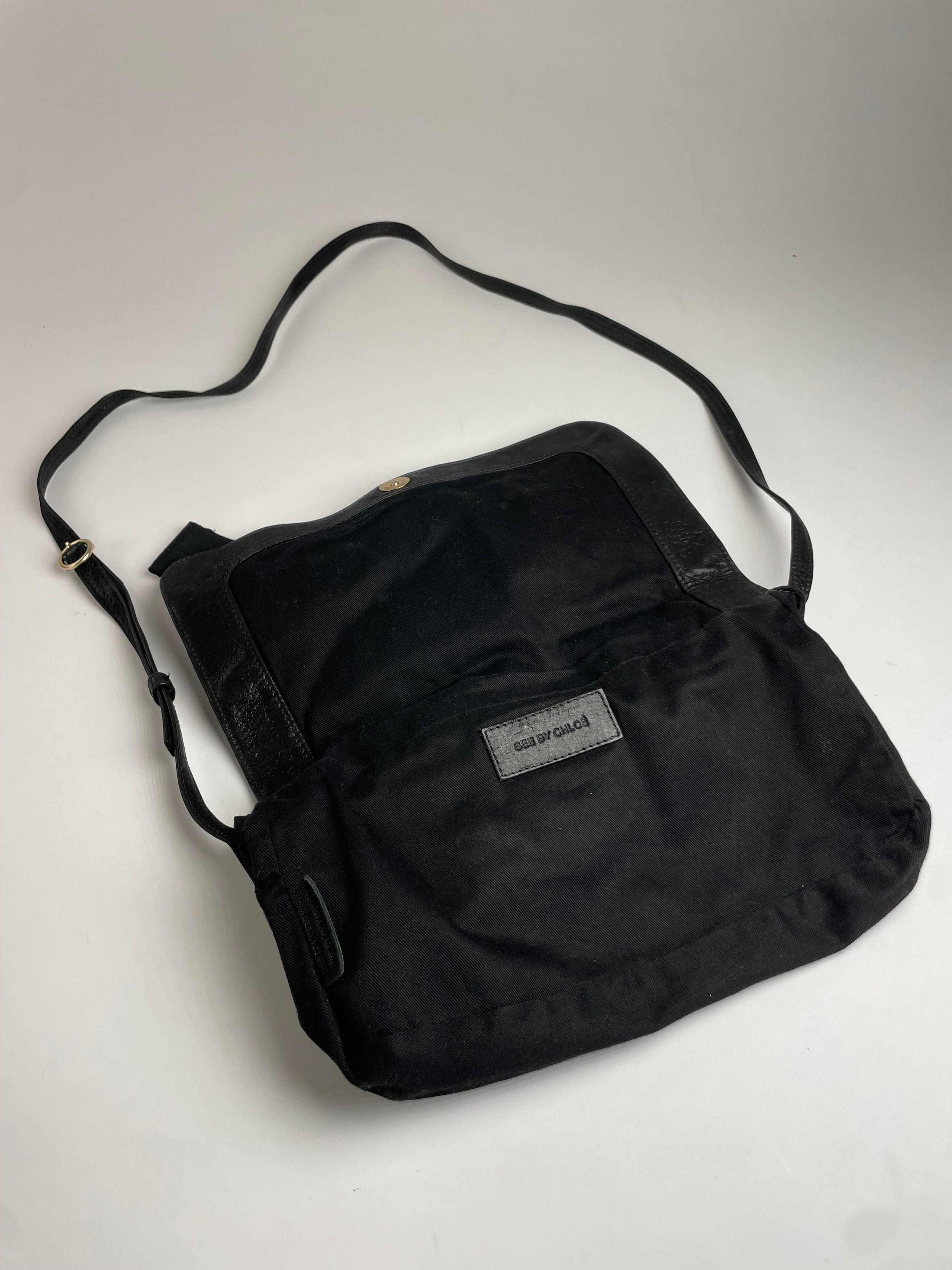 Chloe Vintage Ribbon Leather shoulder bag Black Size ONE SIZE - 3 Thumbnail