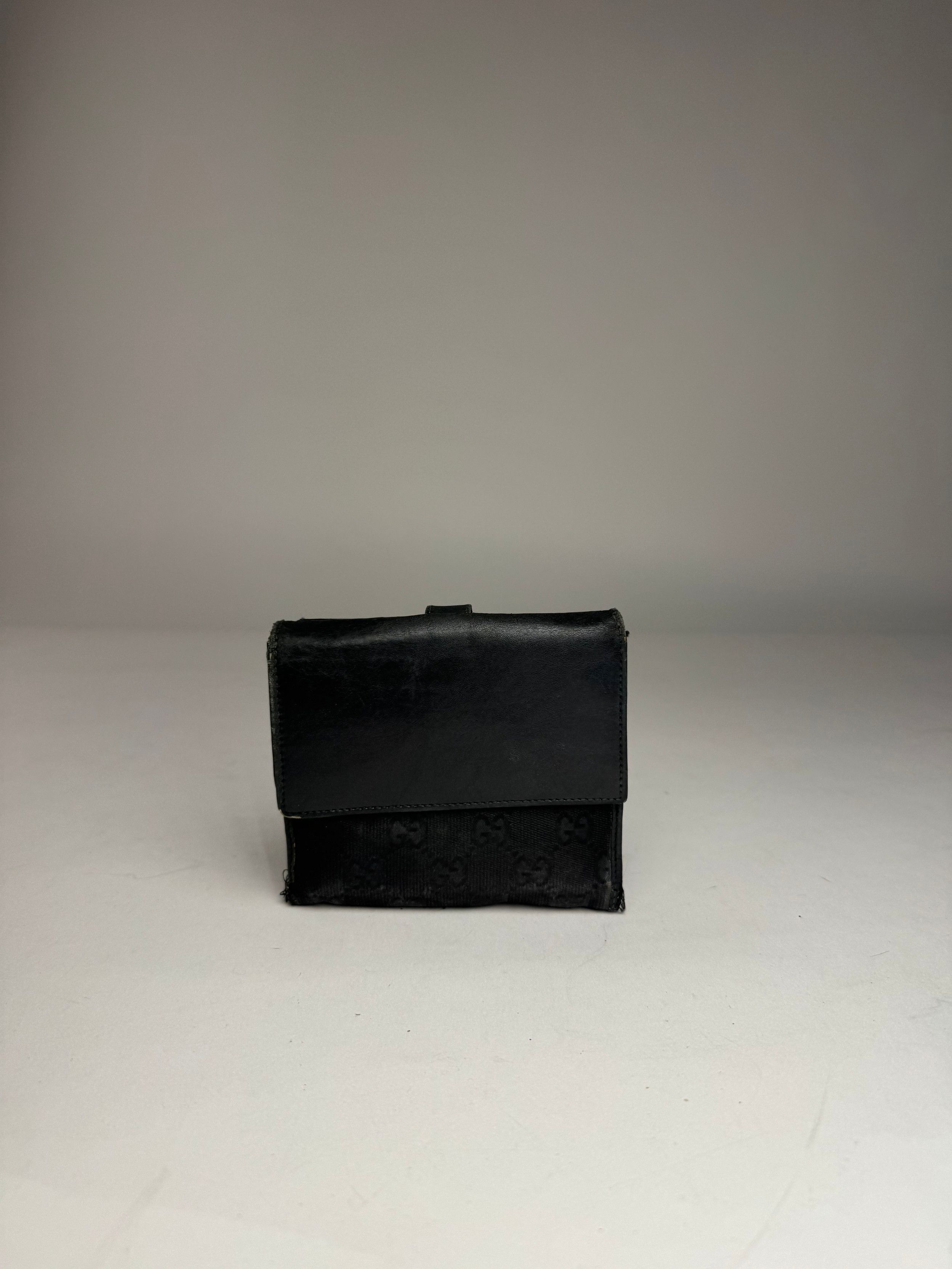Gucci Vintage Monogram Jackie Wallet black Size ONE SIZE - 12 Thumbnail