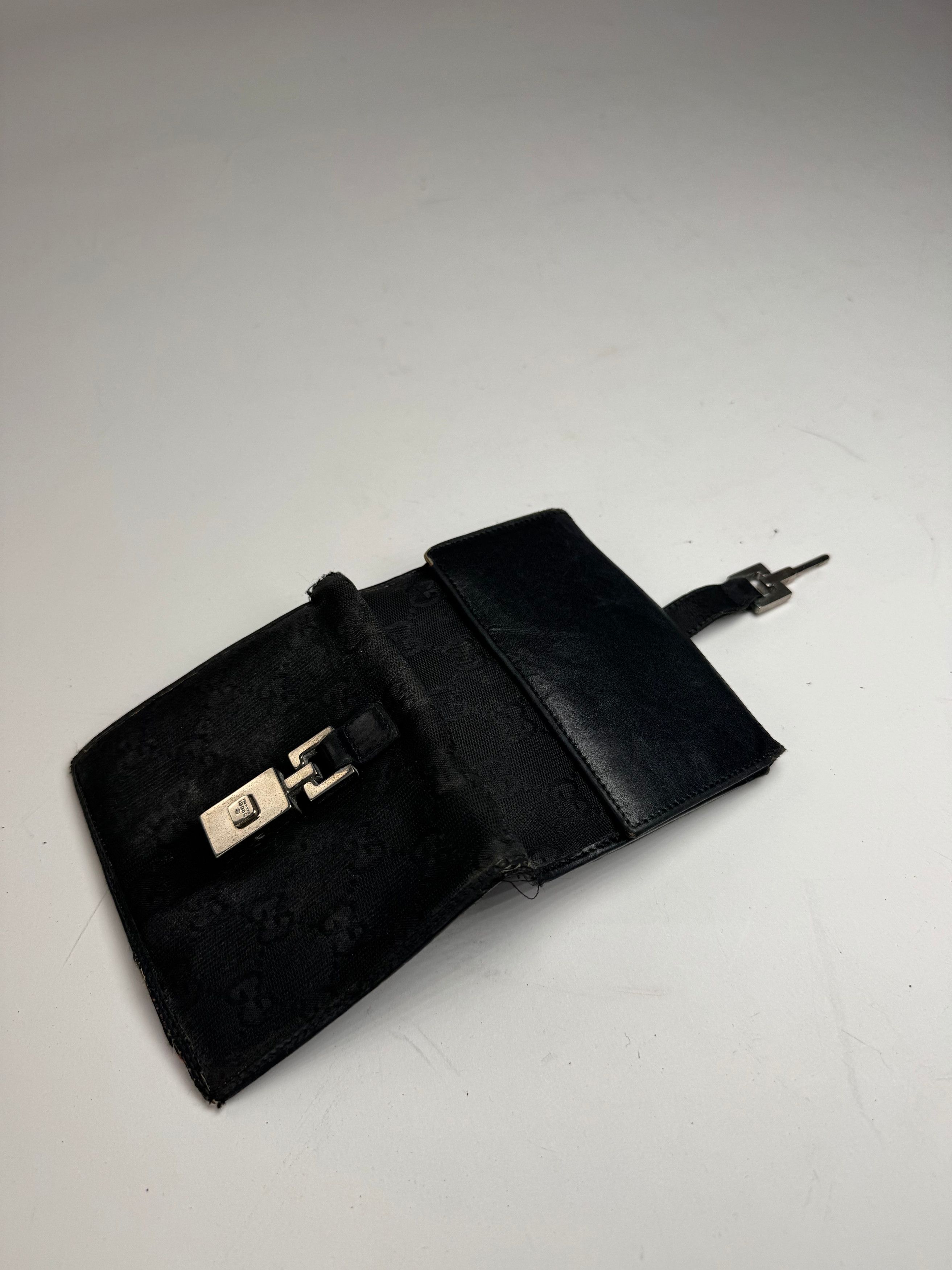 Gucci Vintage Monogram Jackie Wallet black Size ONE SIZE - 6 Thumbnail