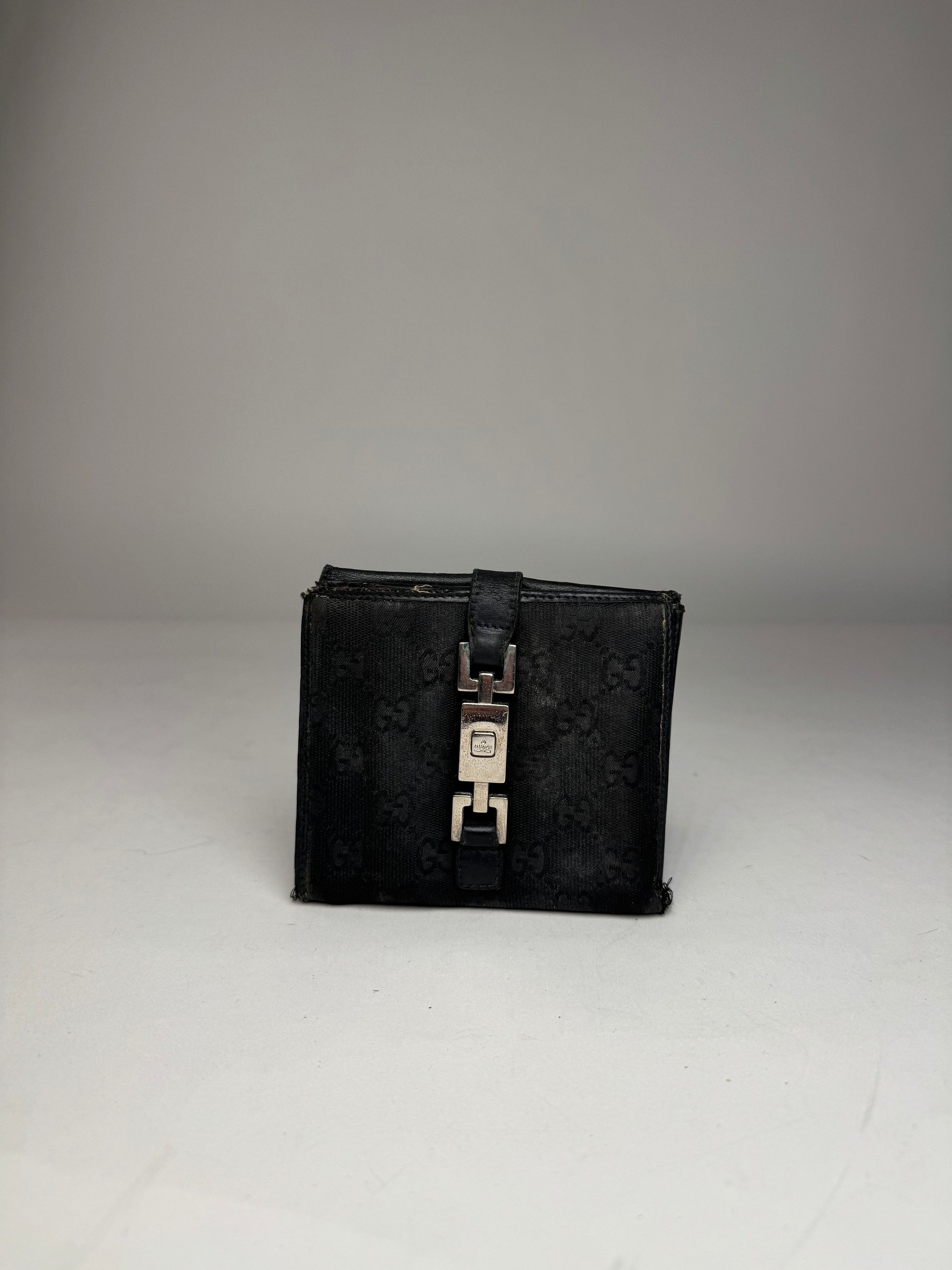 Gucci Vintage Monogram Jackie Wallet black Size ONE SIZE - 7 Thumbnail