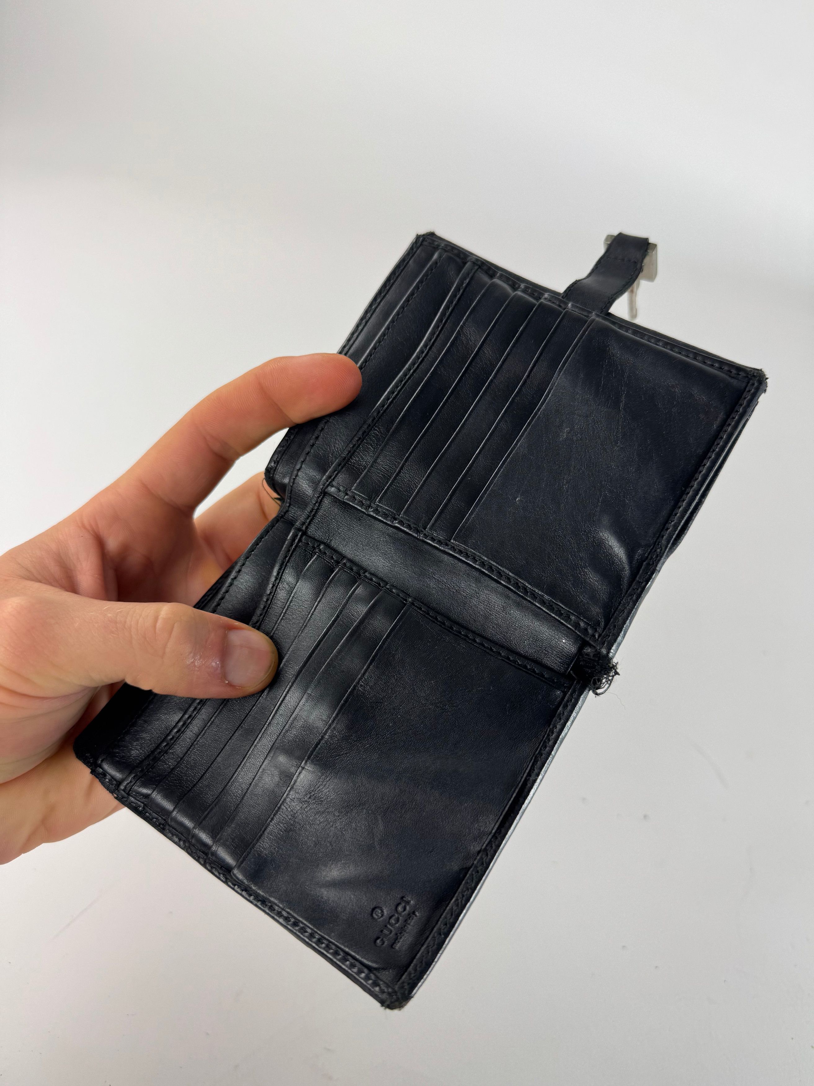 Gucci Vintage Monogram Jackie Wallet black Size ONE SIZE - 3 Thumbnail