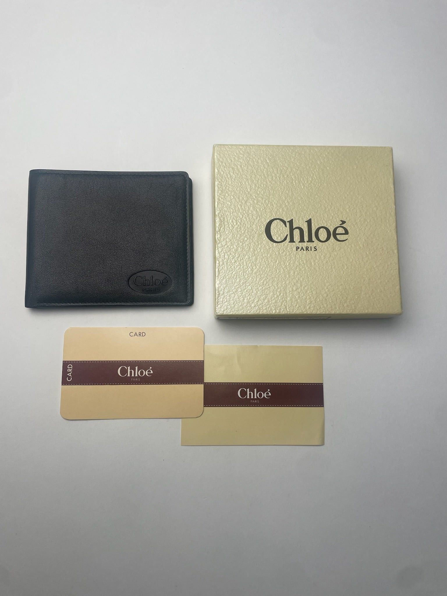 Chloe Vintage Flapable Leather Wallet Black Size ONE SIZE - 4 Thumbnail